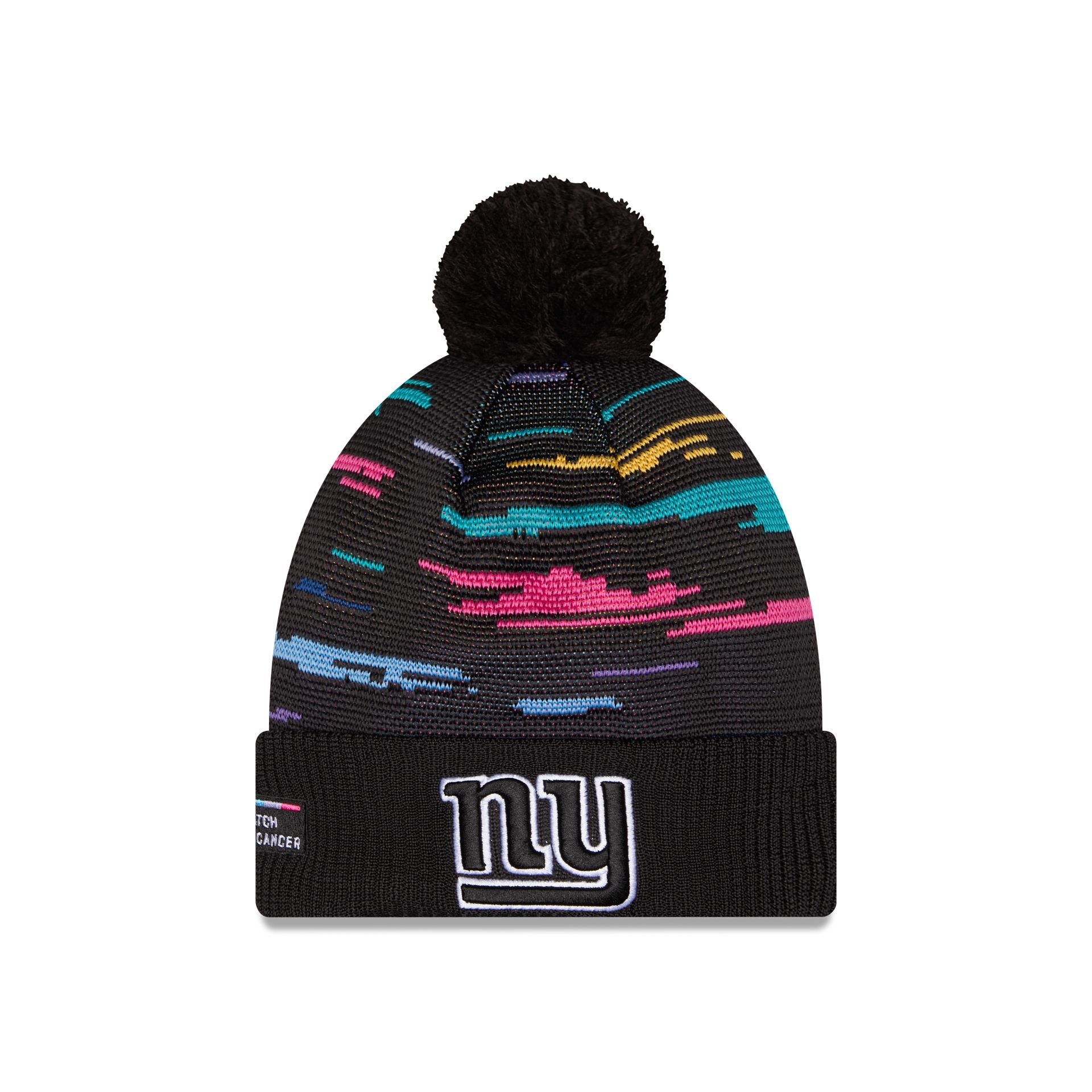 New York Giants 2026 Crucial Catch Pom Knit Hat – New Era Cap