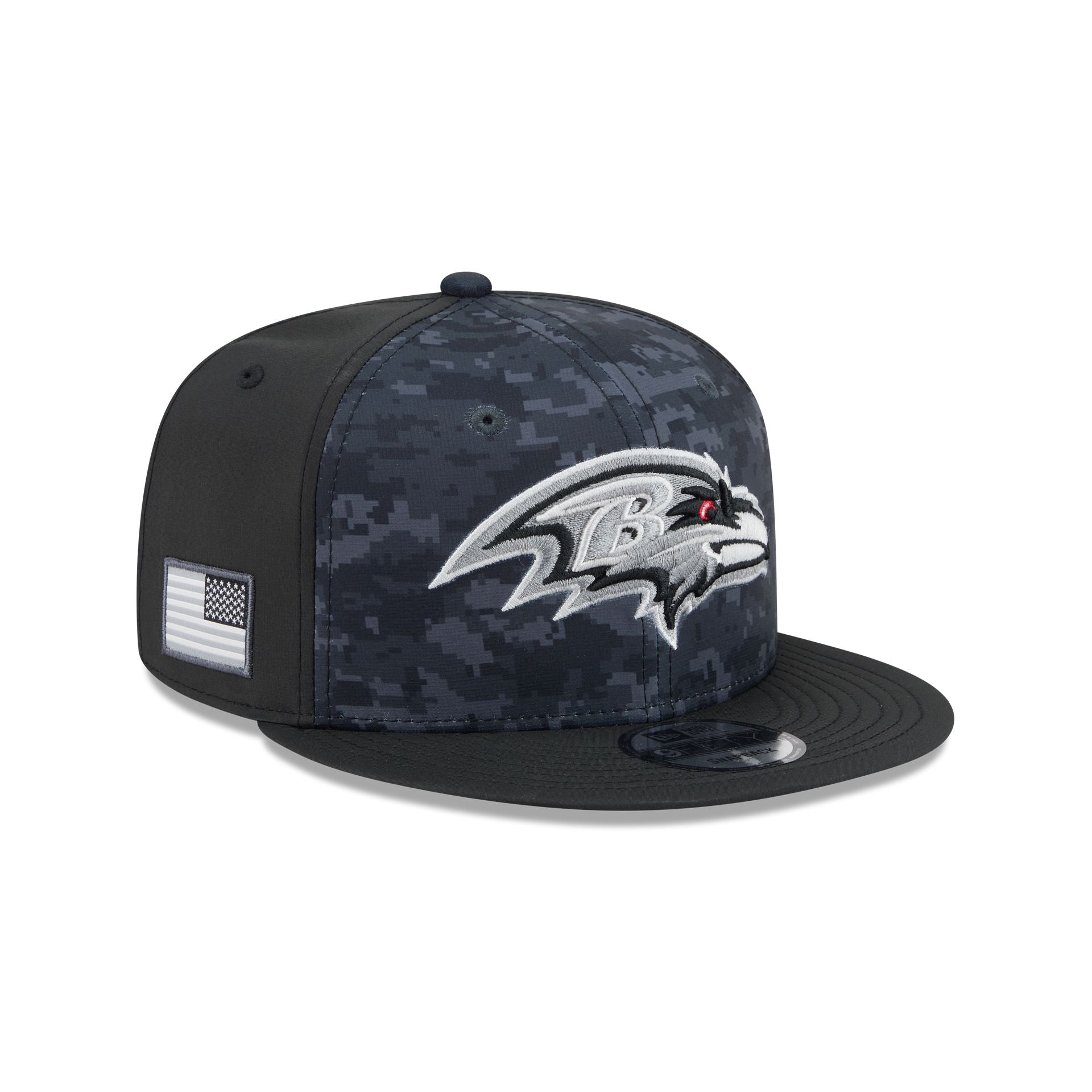 Baltimore Ravens 2026 Salute to Service 9FIFTY Snapback Hat – New
