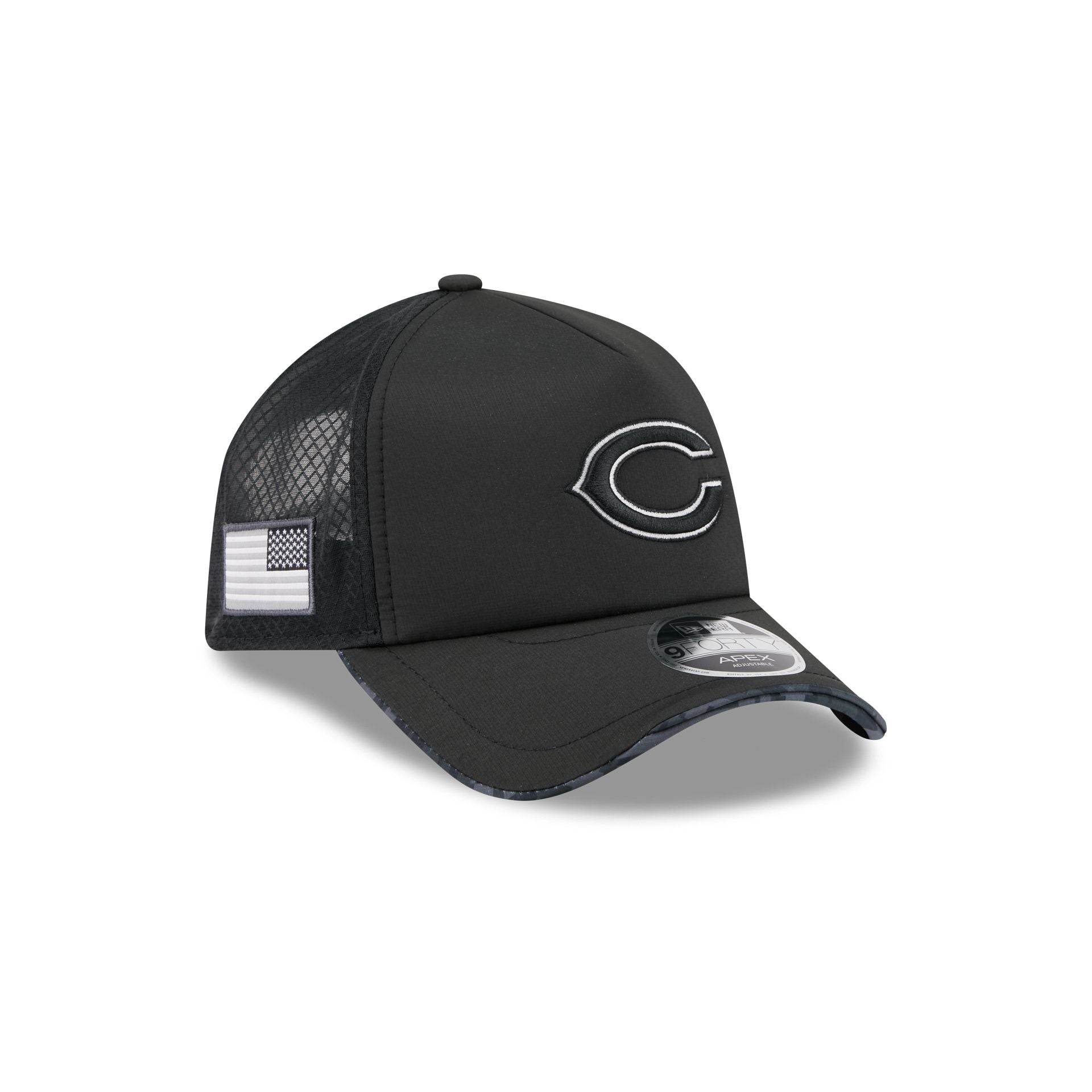 Chicago Bears 2026 Salute to Service 9FORTY APEX Snapback Hat