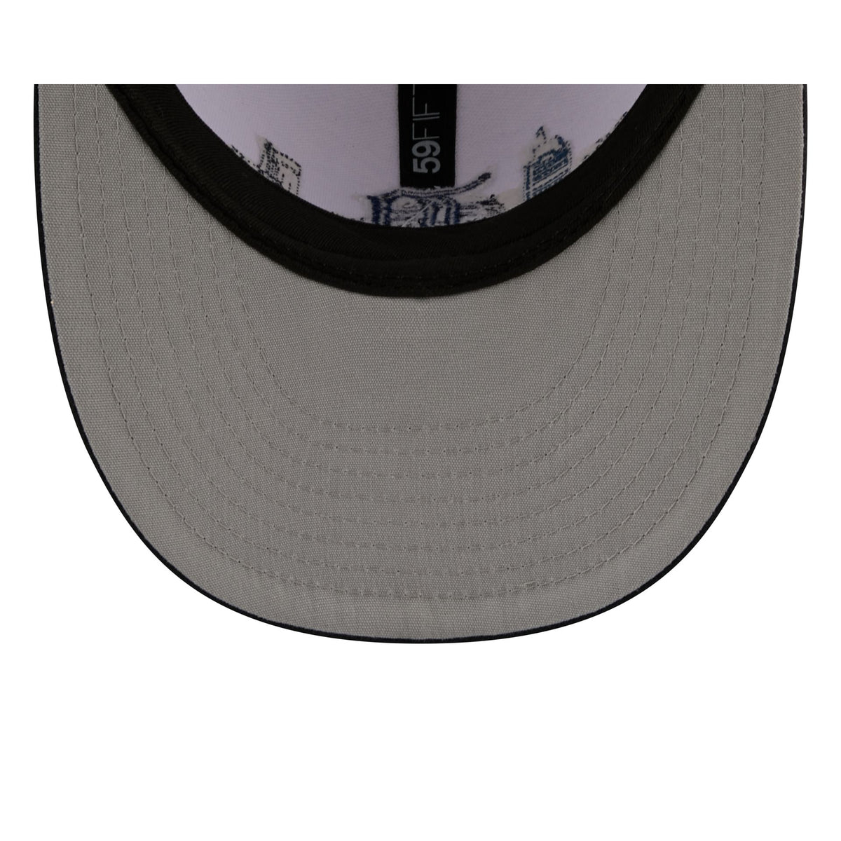 Detroit Tigers Cityscape White 59FIFTY Fitted Hat
