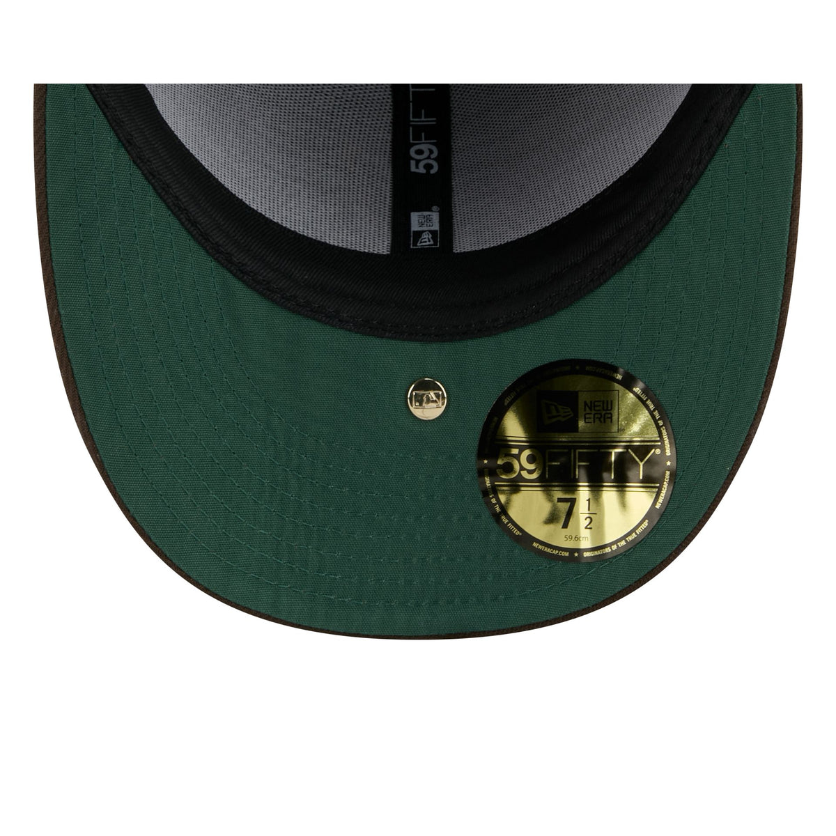 Atlanta Braves Walnut Gold Detail 59FIFTY Fitted Hat