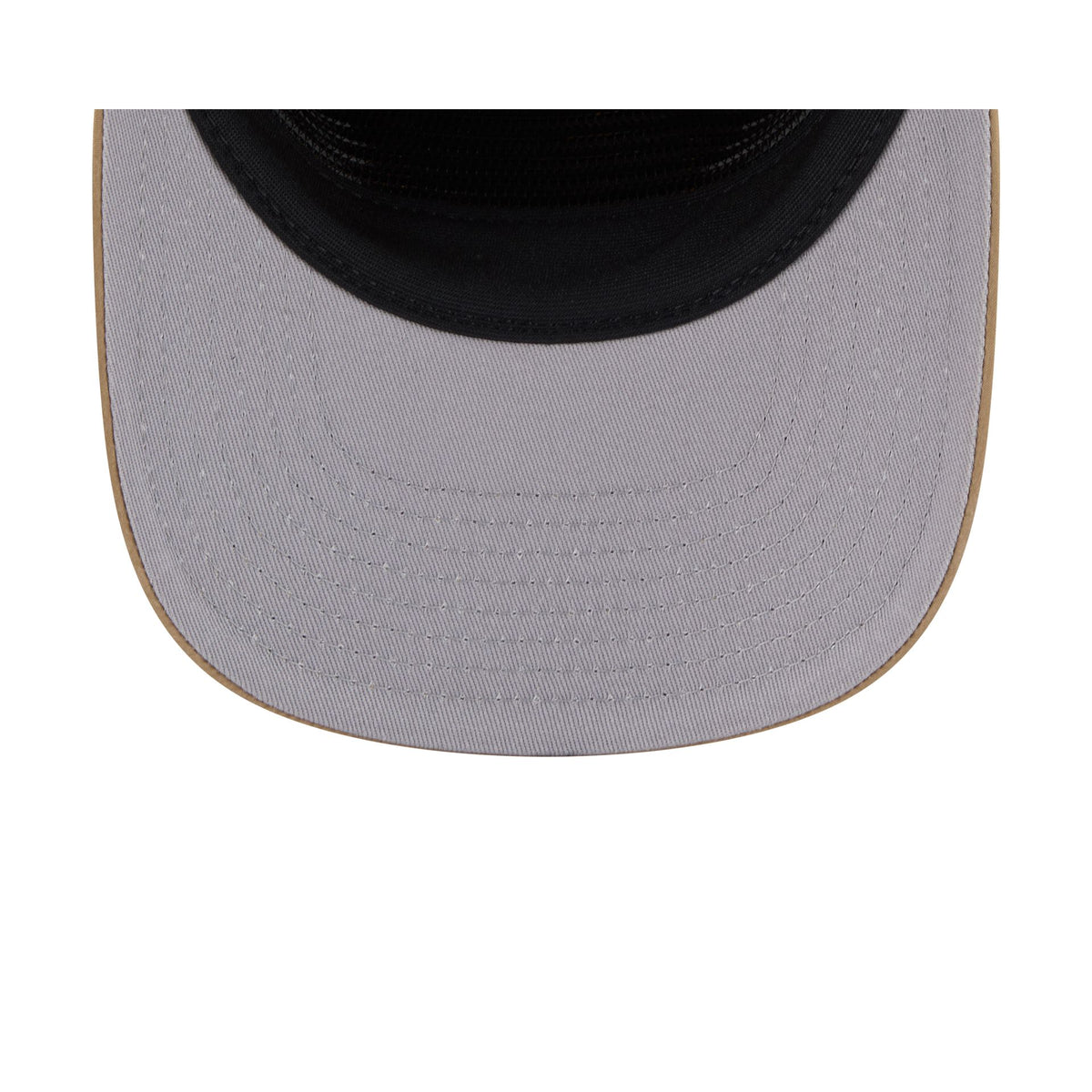 Golden State Warriors Washed Khaki Nylon 19TWENTY Snapback Hat