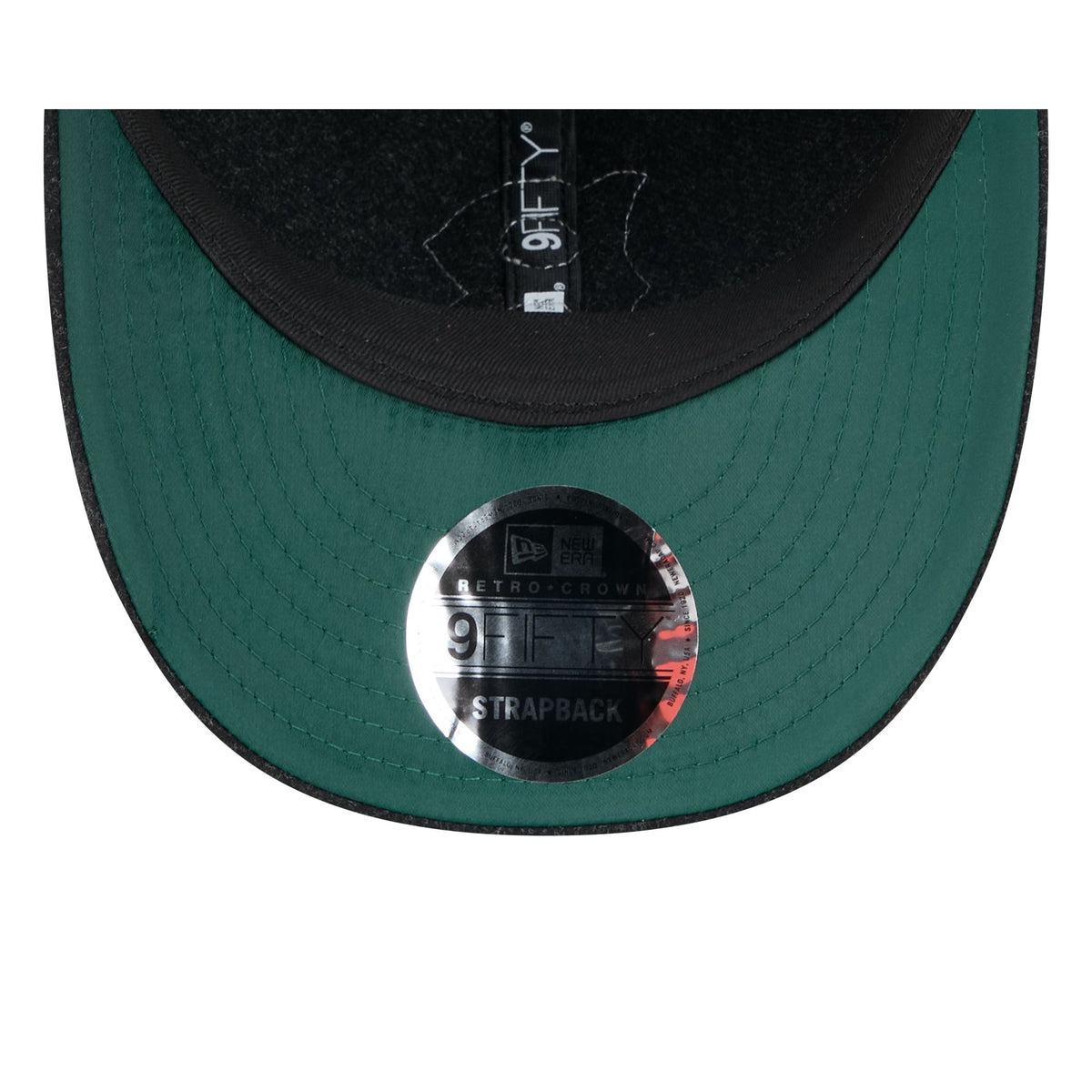 Boston Red Sox Black Wool Retro Crown 9FIFTY Adjustable Hat