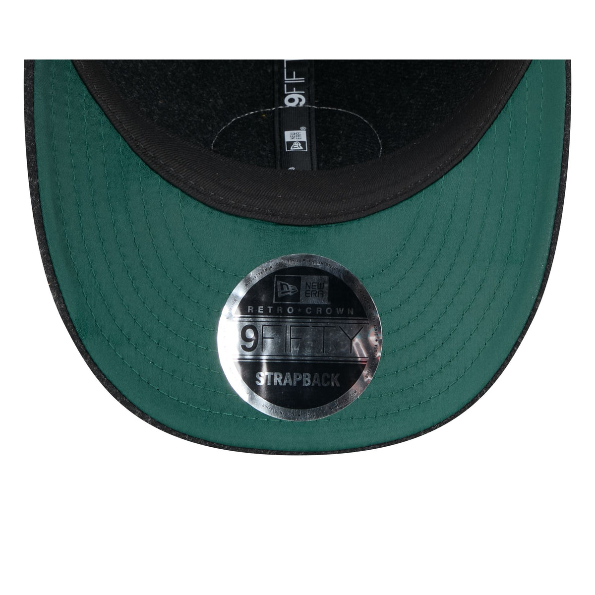 Edmonton Oilers Black Wool Retro Crown 9FIFTY Adjustable Hat