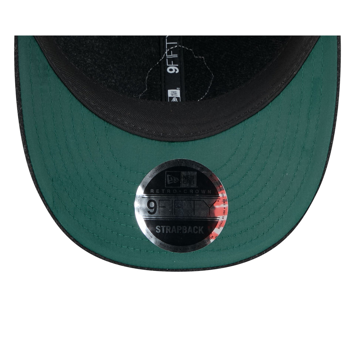 New York Mets Black Wool Retro Crown 9FIFTY Adjustable Hat