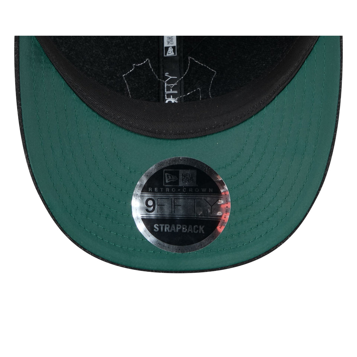 New York Yankees Black Wool Retro Crown 9FIFTY Adjustable Hat