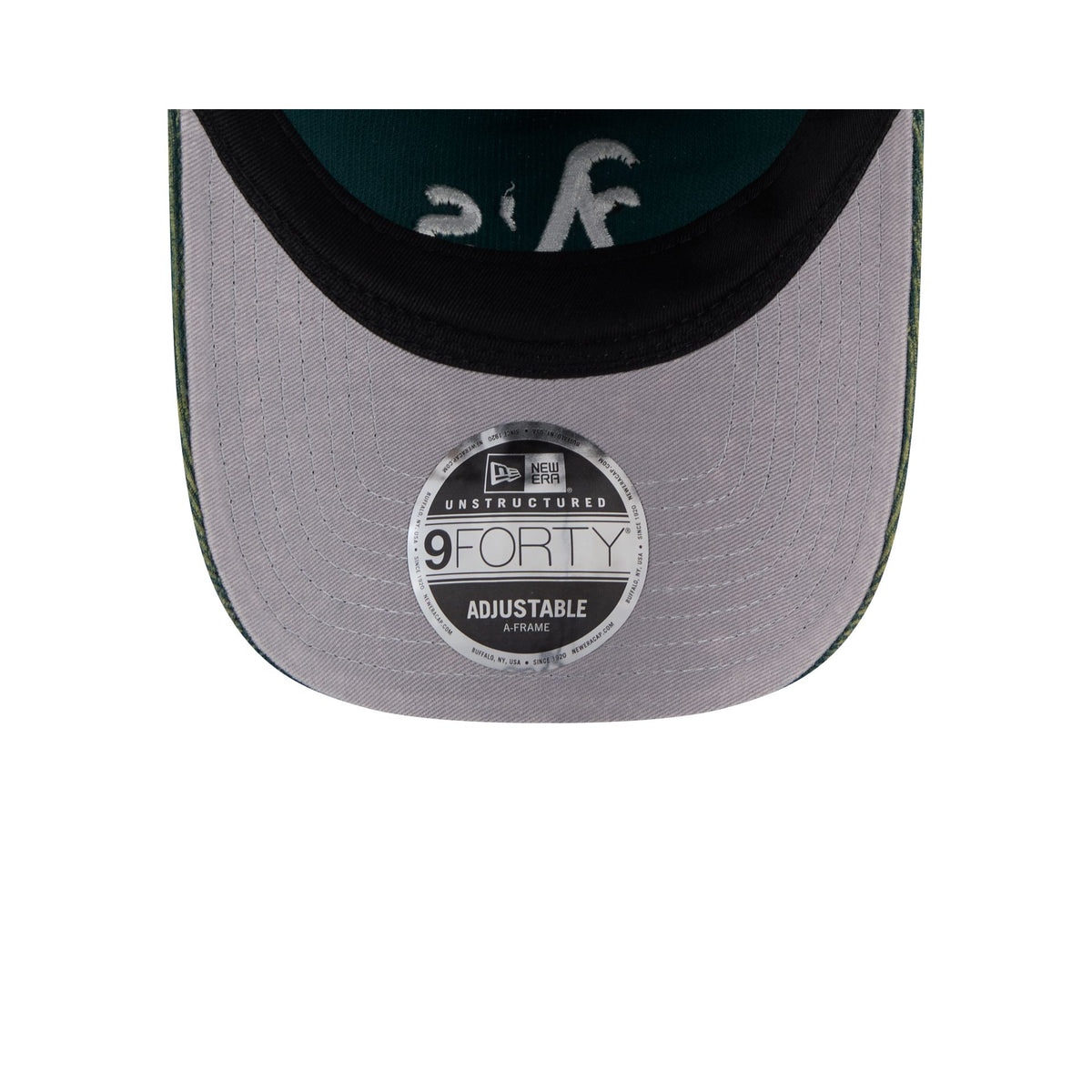 Athletics Washed Corduroy Sidepatch 9FORTY A-Frame Unstructured Snapback Hat