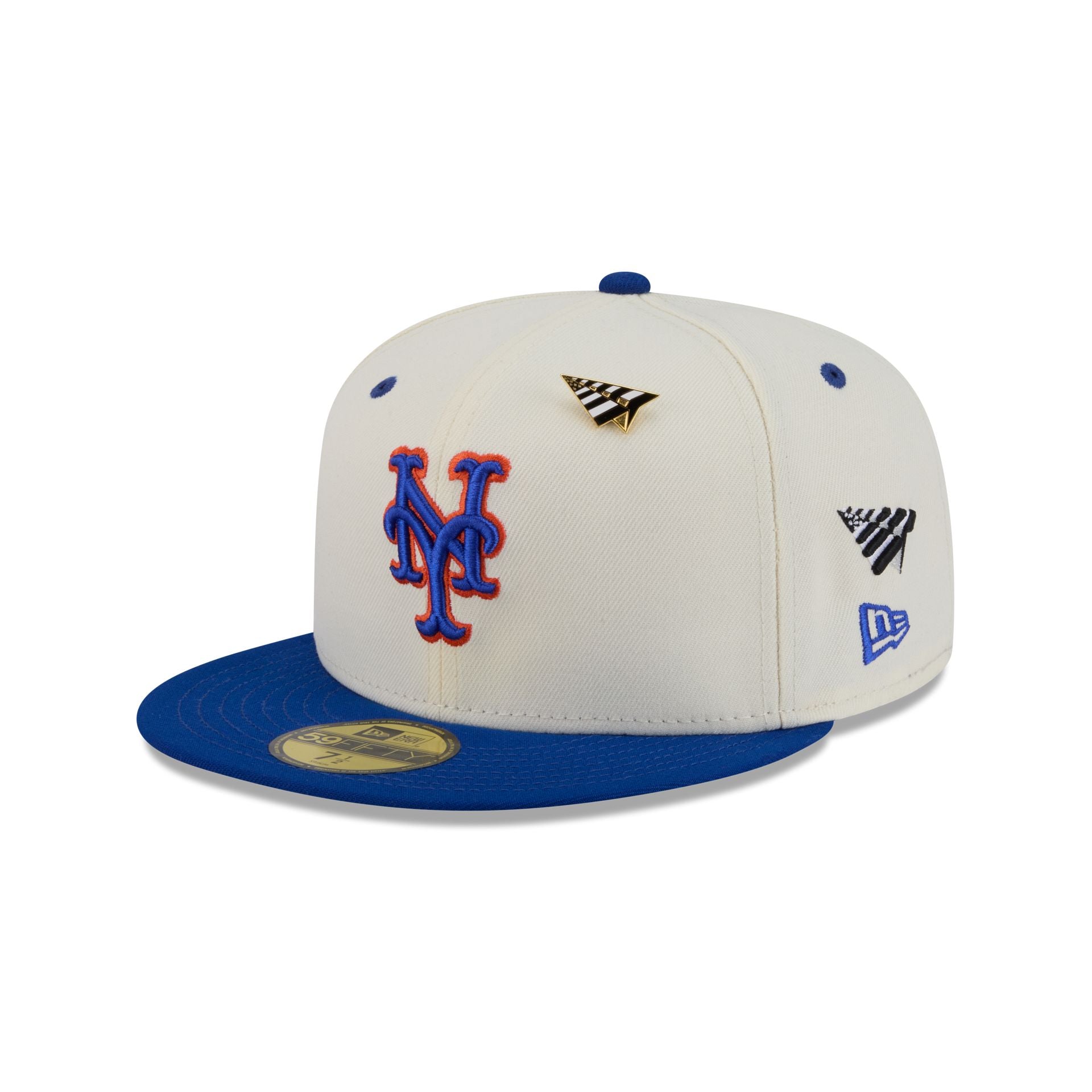 Paper Planes x New York Mets Chrome White 59FIFTY Fitted Hat – New