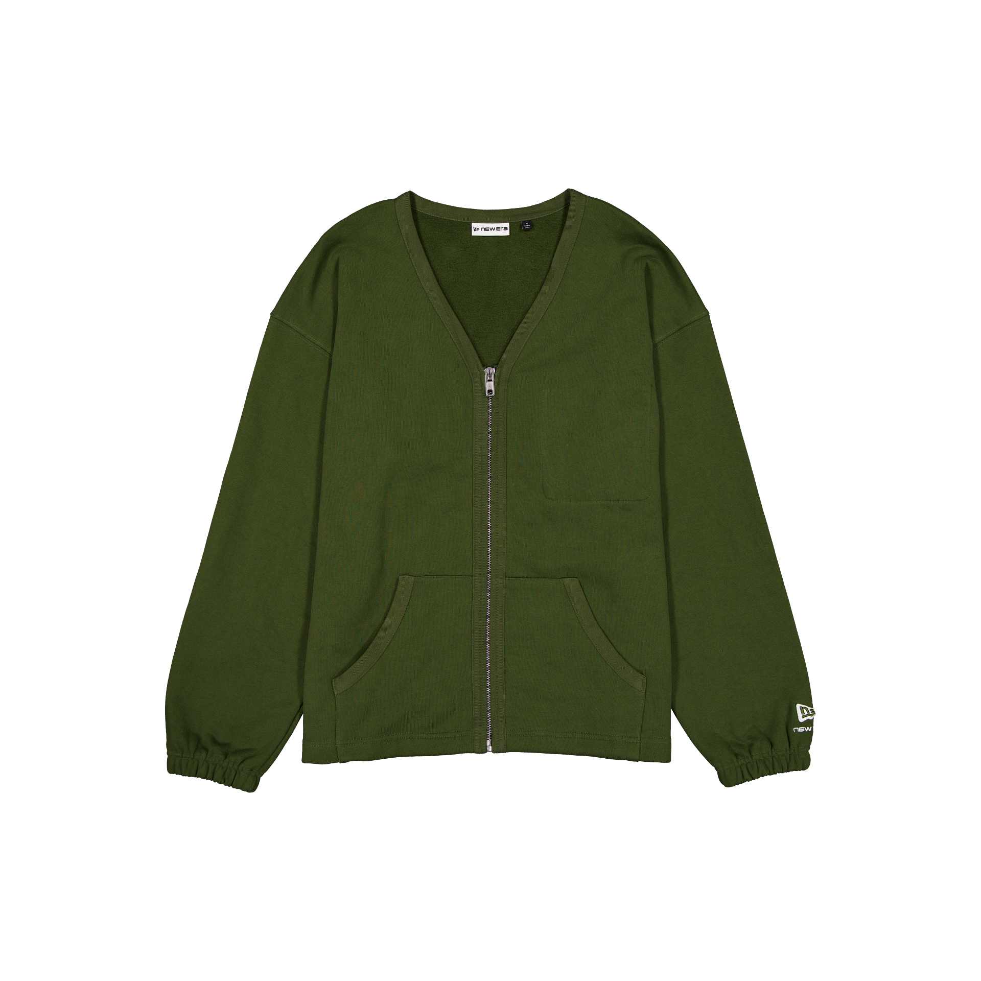 PSICOM オリーブグリーン カーディガン M New Era Branded Alden Combat Moss Full-Zip Cardigan – New Era Cap