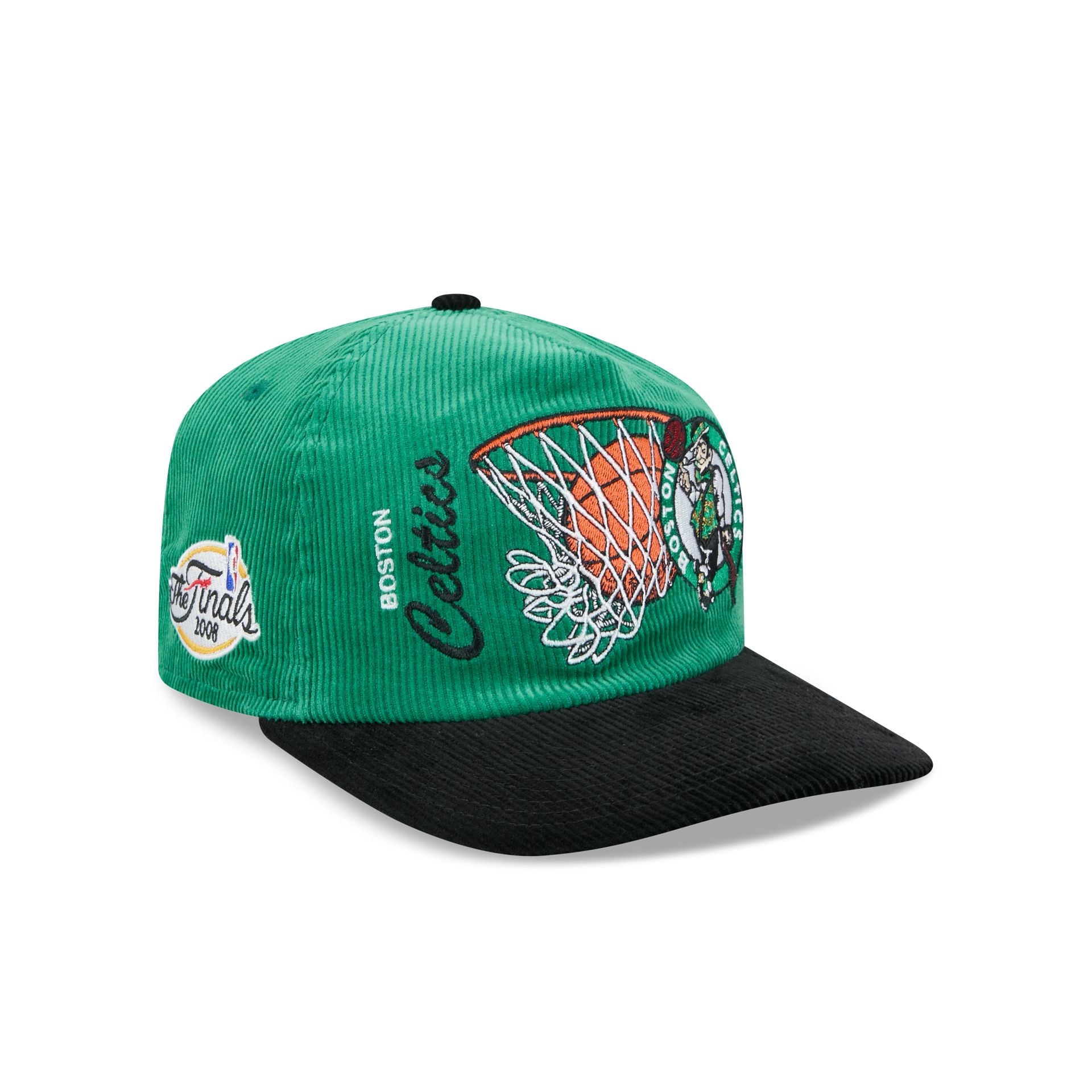 Boston Celtics Retro Pack Team Ball 19TWENTY Snapback Hat – New