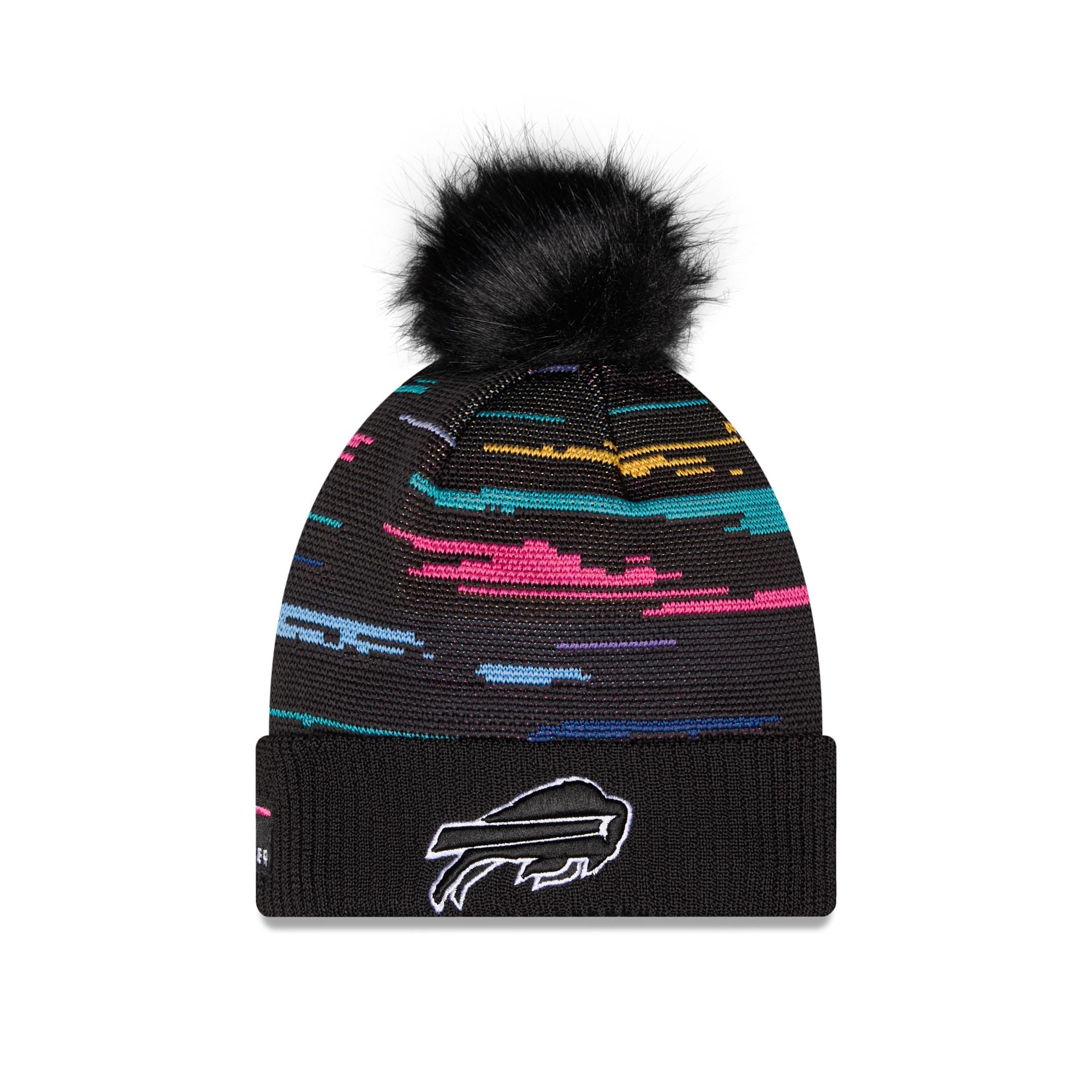 Buffalo Bills 2026 Crucial Catch Women's Pom Knit Hat – New Era Cap