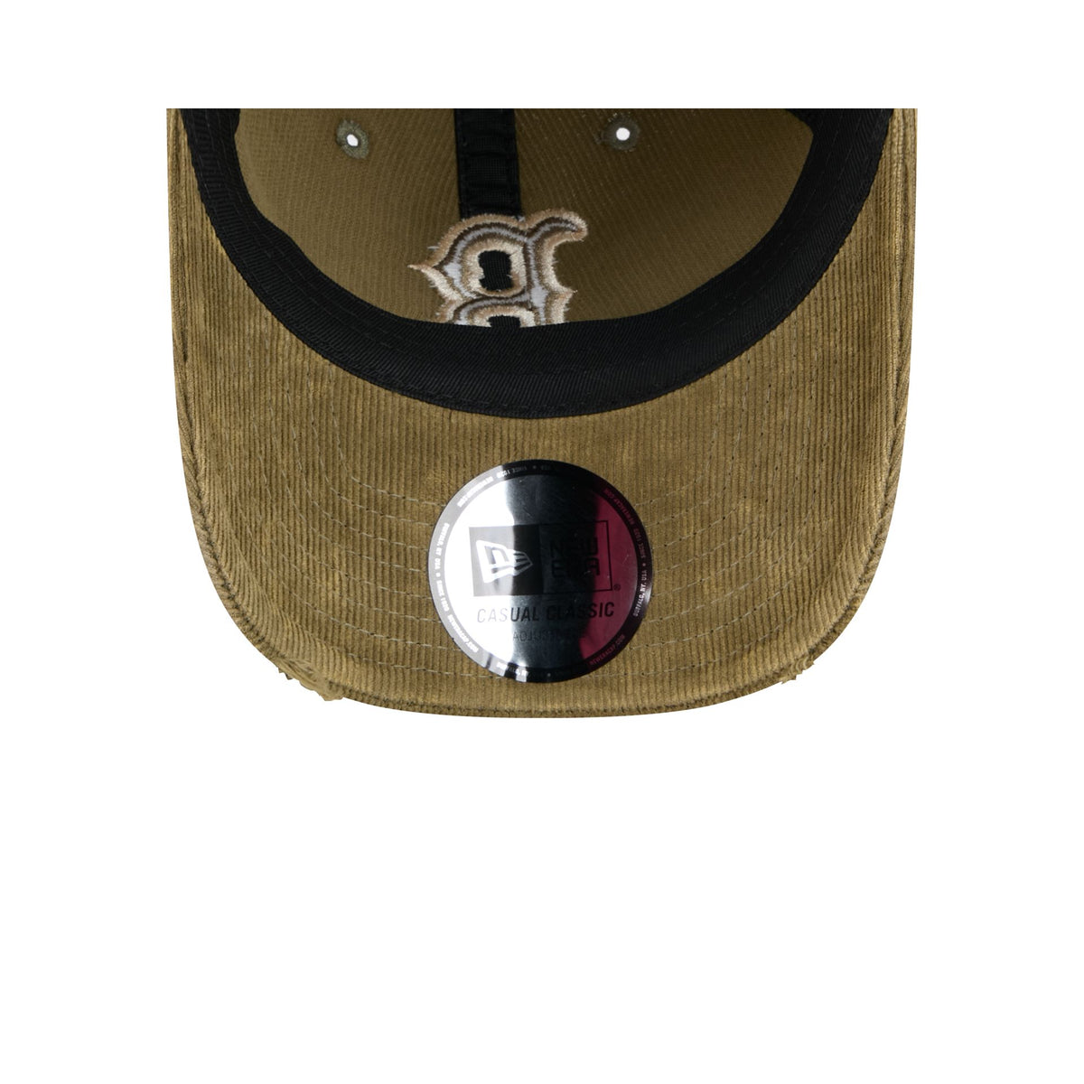Boston Red Sox Washed New Olive Corduroy Casual Classic Adjustable Hat
