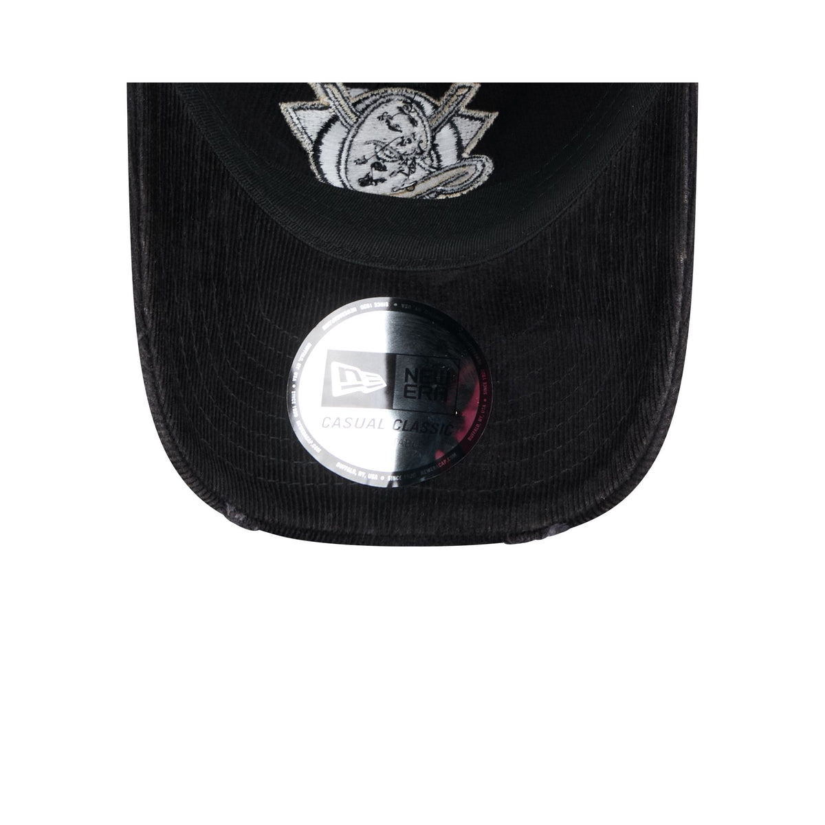 Anaheim Ducks Washed Black Corduroy Casual Classic Adjustable Hat