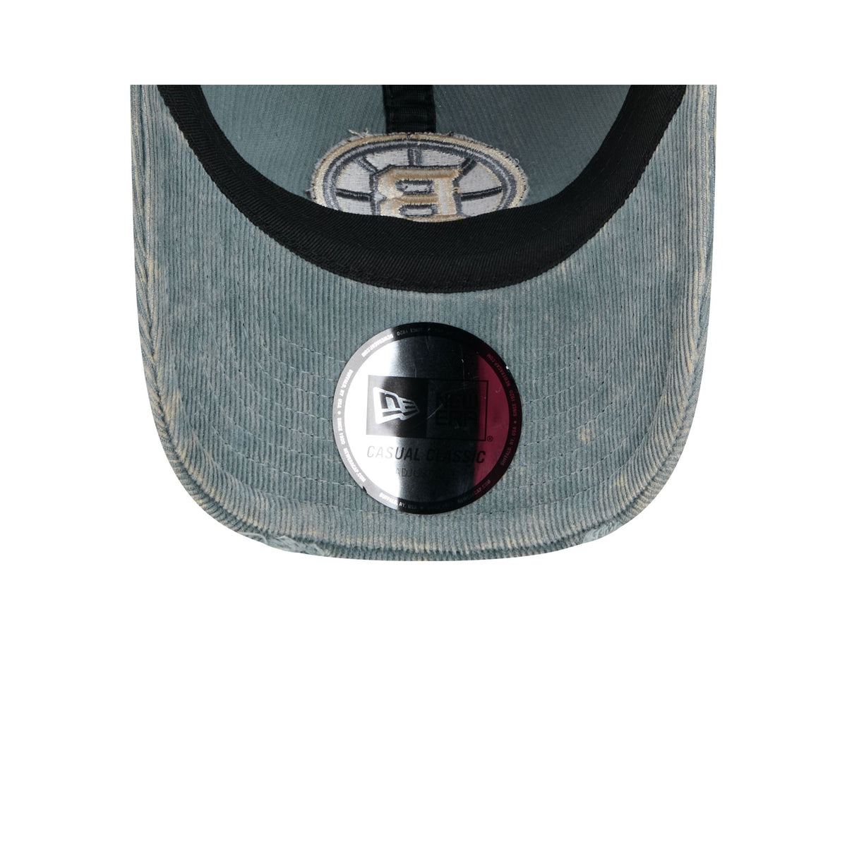 Boston Bruins Washed Slate Blue Corduroy Casual Classic Adjustable Hat