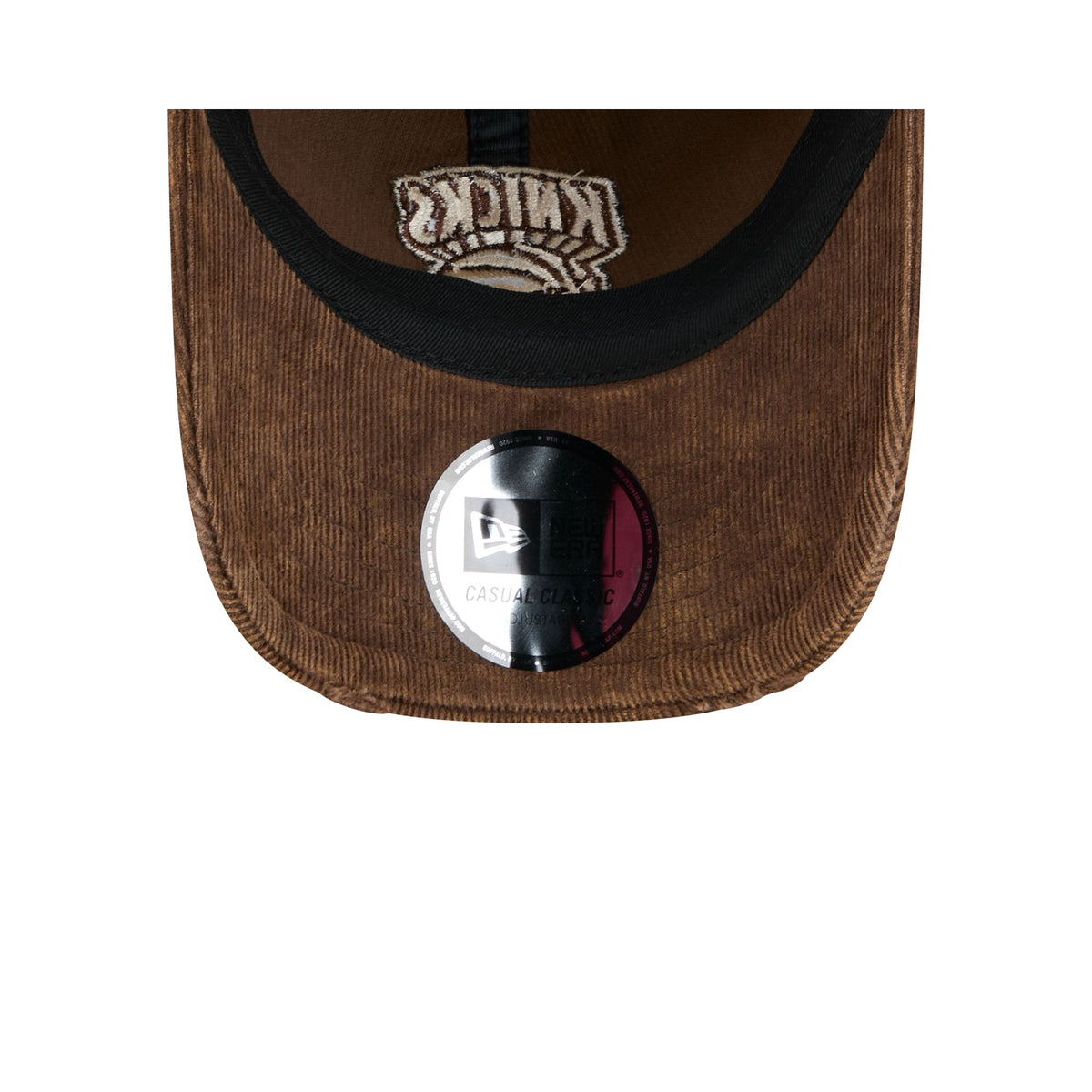New York Knicks Washed Walnut Corduroy Casual Classic Adjustable Hat