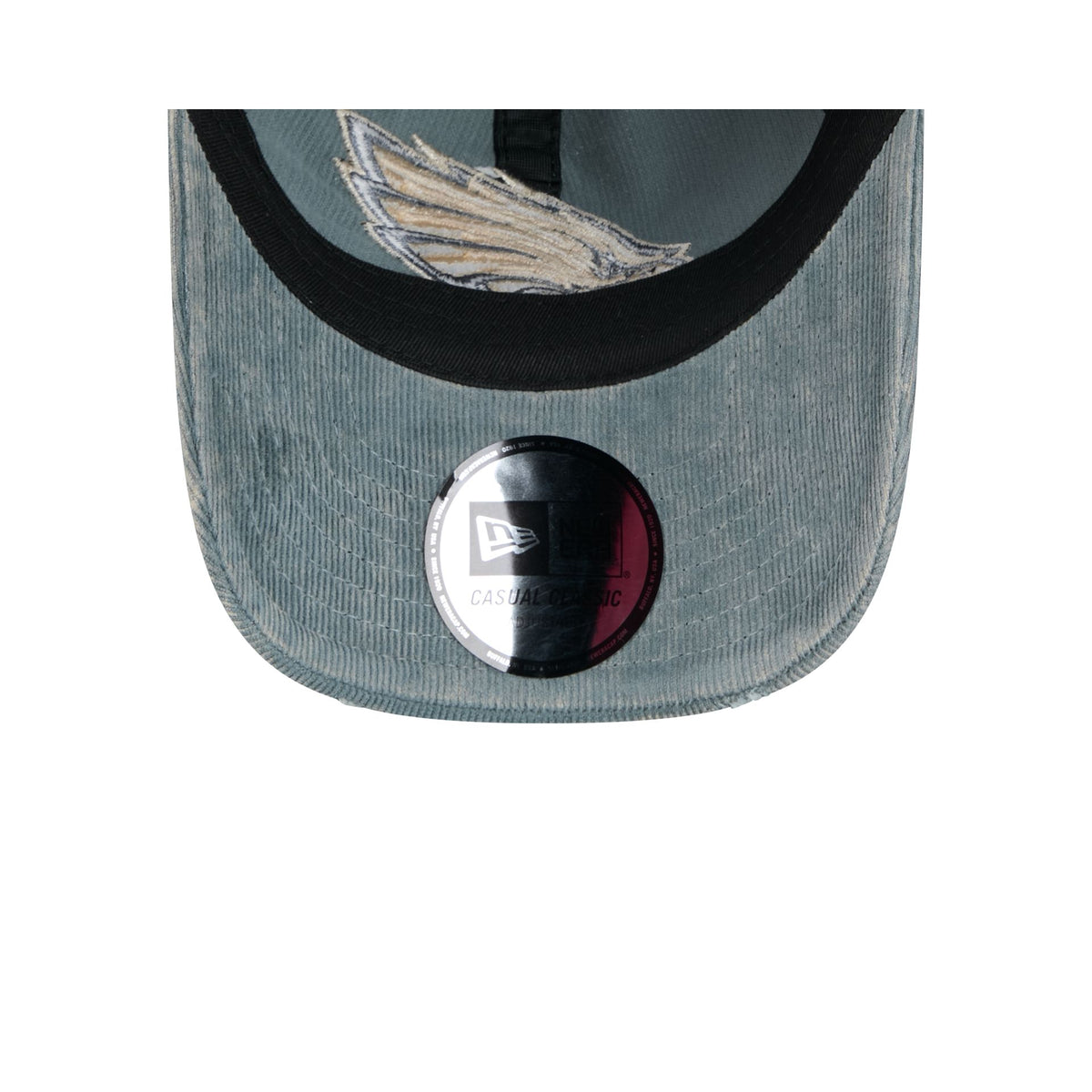 Philadelphia Eagles Washed Slate Blue Corduroy Casual Classic Adjustable Hat