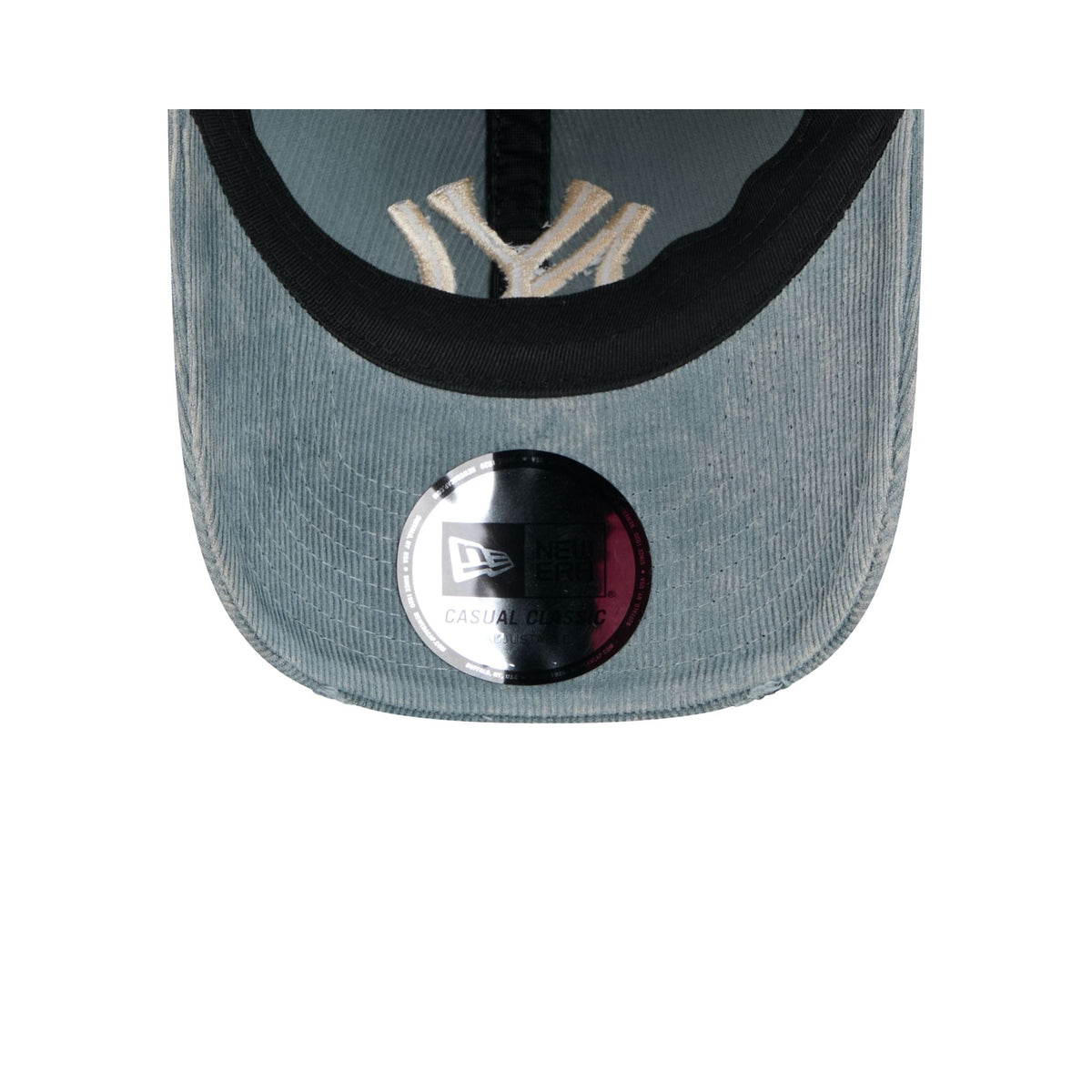 New York Yankees Washed Slate Blue Corduroy Casual Classic Adjustable Hat
