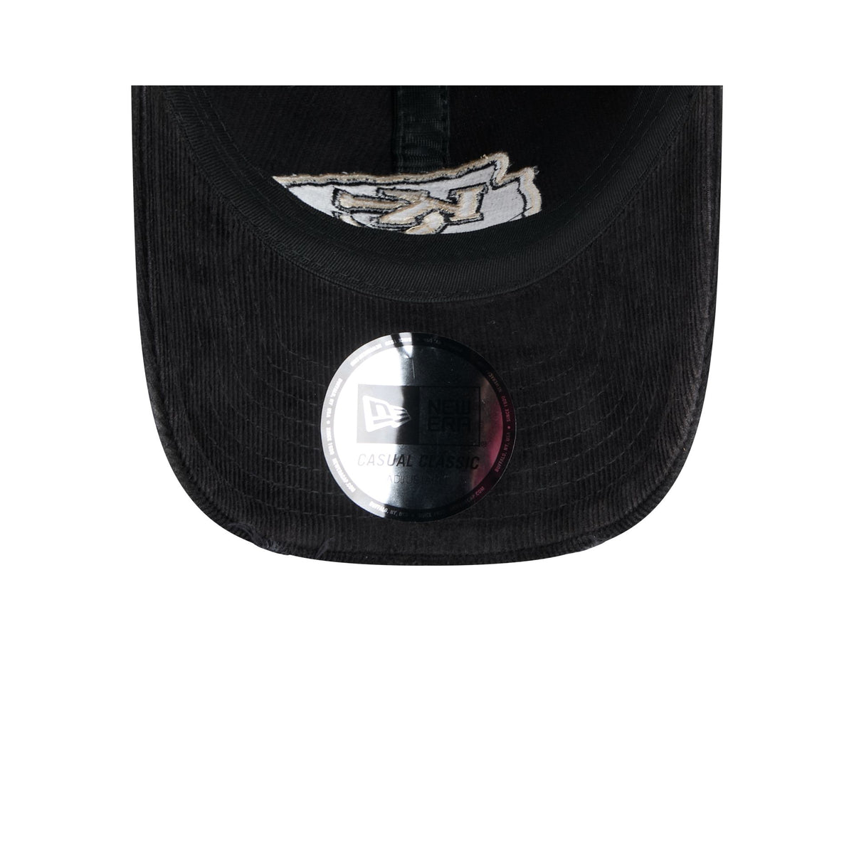 Kansas City Chiefs Washed Black Corduroy Casual Classic Adjustable Hat