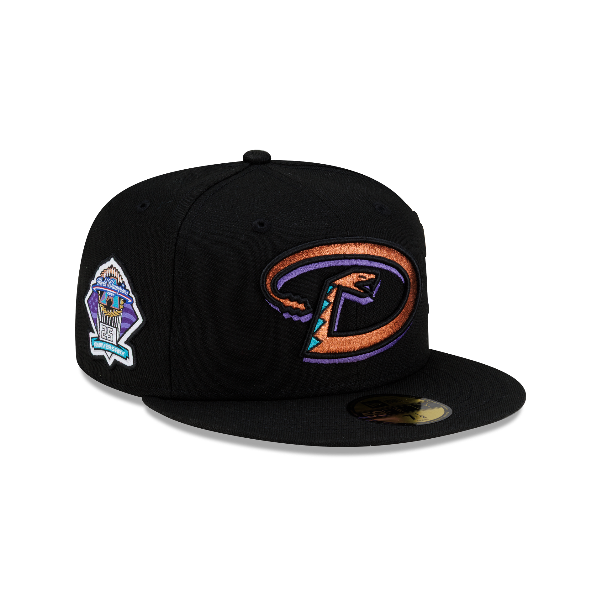 Arizona Diamondbacks Turn Back the Clock Black 59FIFTY Fitted Hat