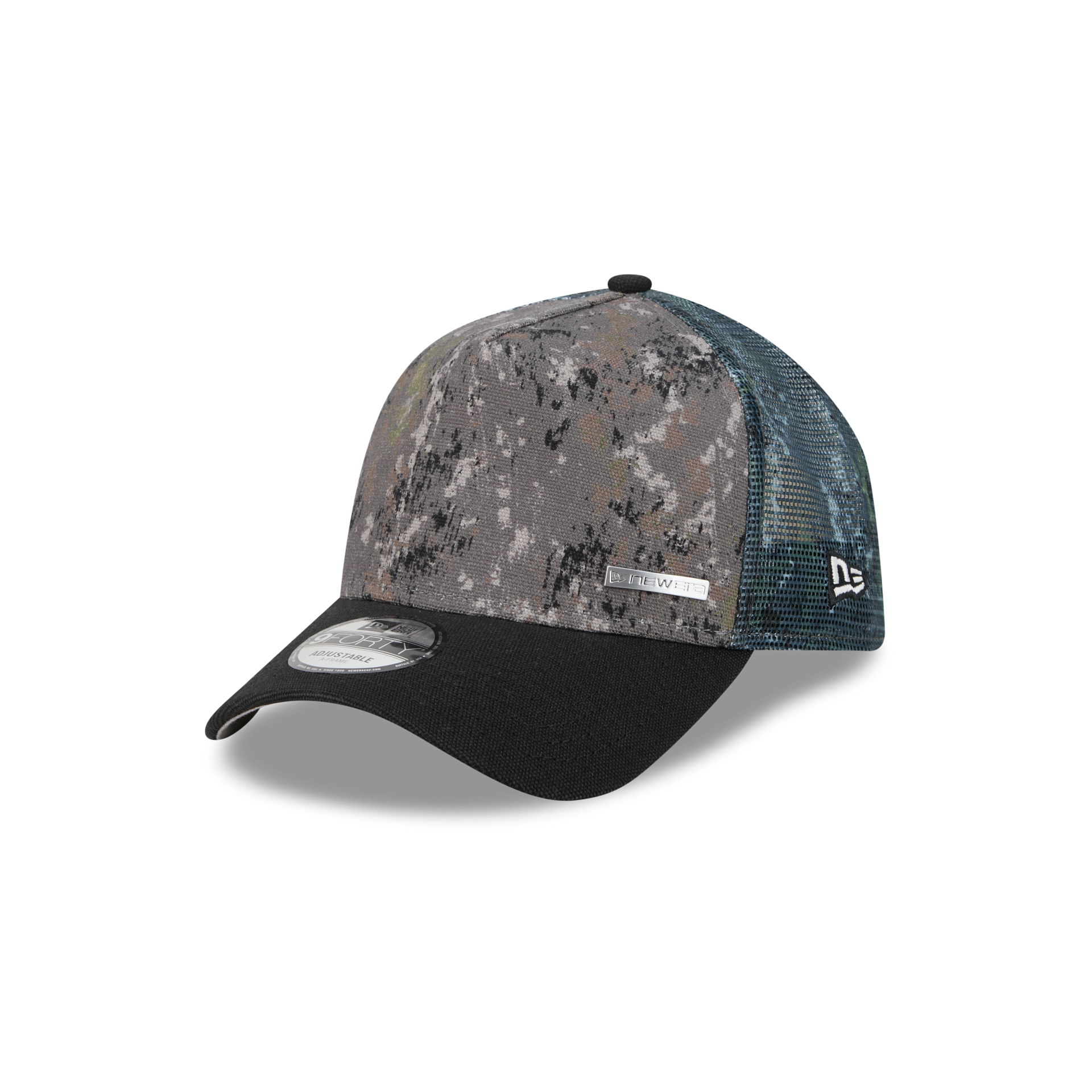 New Era Branded Abstract Camo 9FORTY A-Frame Trucker Hat – New Era Cap New Era Branded Abstract Camo 9FORTY A-Frame Trucker Hat – New Era Cap