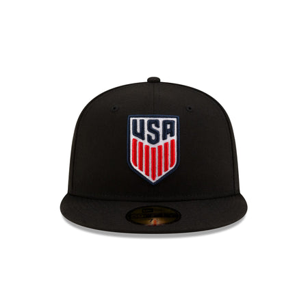 US Soccer Black 59FIFTY Fitted