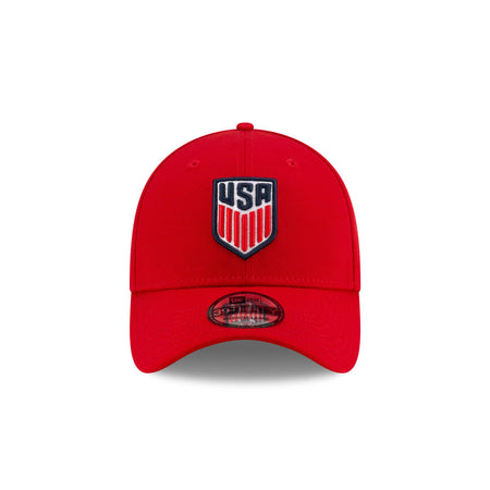 US Soccer Red 39THIRTY Stretch Fit