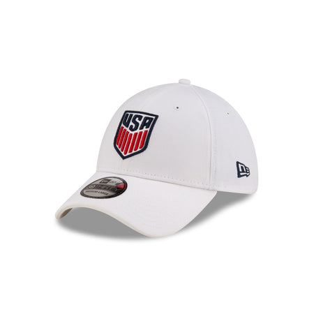 US Soccer White 39THIRTY Stretch Fit