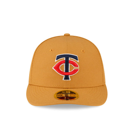 Minnesota Twins Taupe Low Profile 59FIFTY Fitted Hat