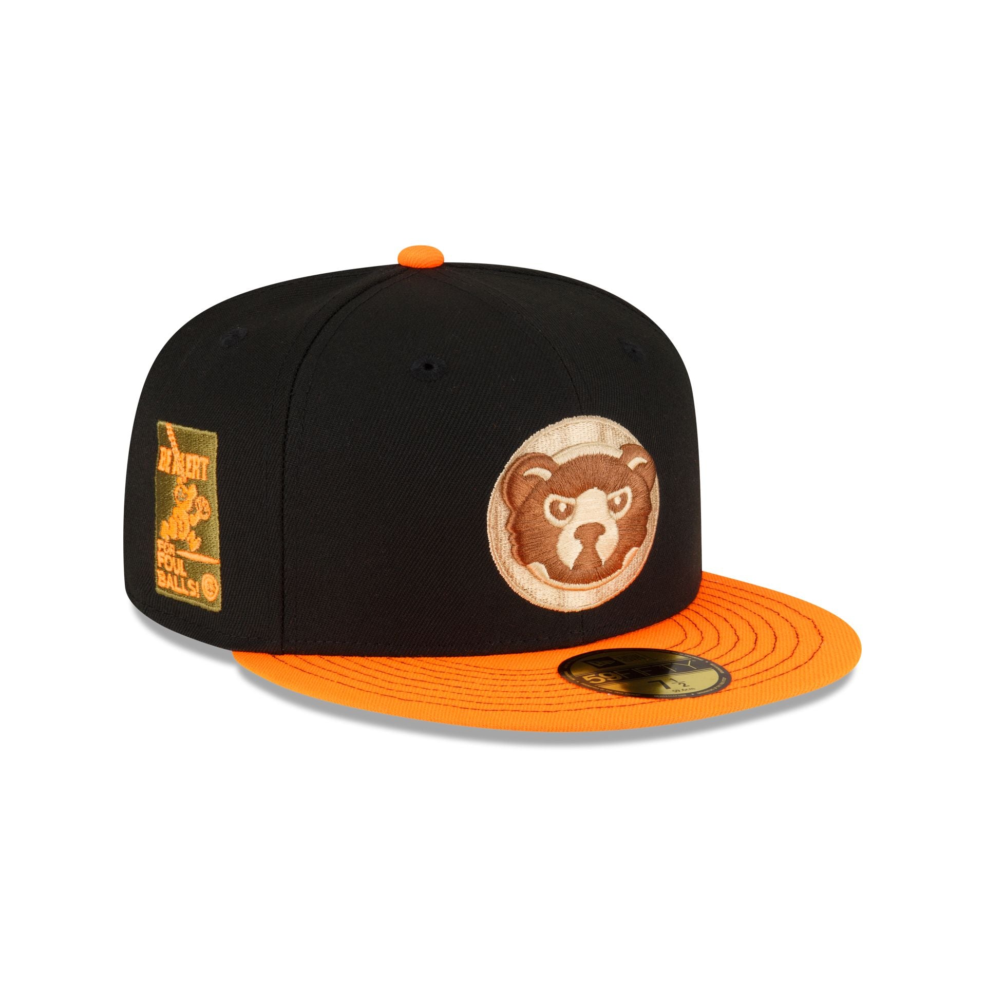 Fitted Hat Chicago 59FIFTY – Era Cubs Cap Orange New Caps Just Visor