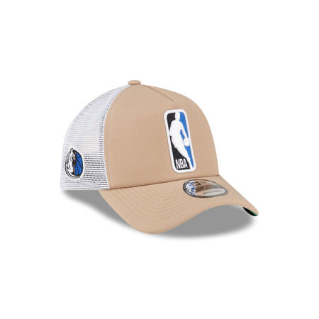Dallas Mavericks Logoman 9FORTY A-Frame Snapback Hat