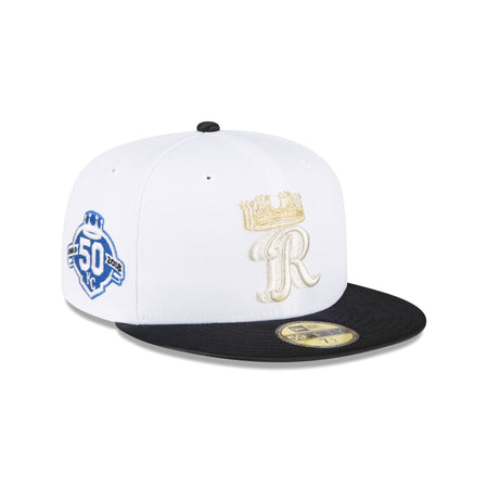 Just Caps Optic White Kansas City Royals 59FIFTY Fitted Hat