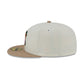 Just Caps Camel Visor Green Bay Packers 59FIFTY Fitted Hat