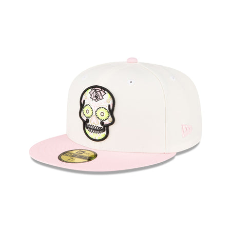 Day of the Dead Pink Sugar Skull 59FIFTY Fitted Hat