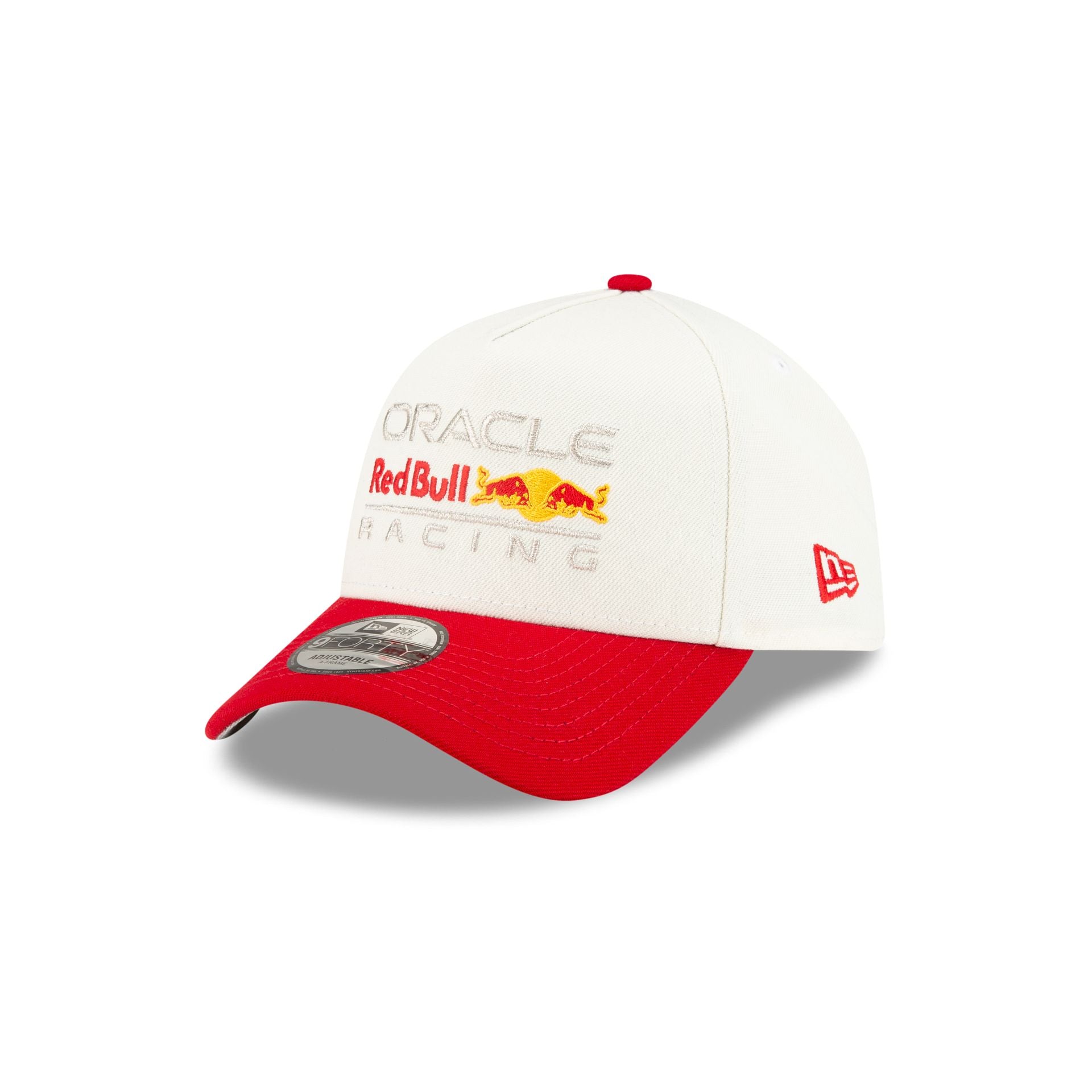 Oracle Red Bull Racing Essential White 9FORTY A-Frame Snapback Hat, by New Era