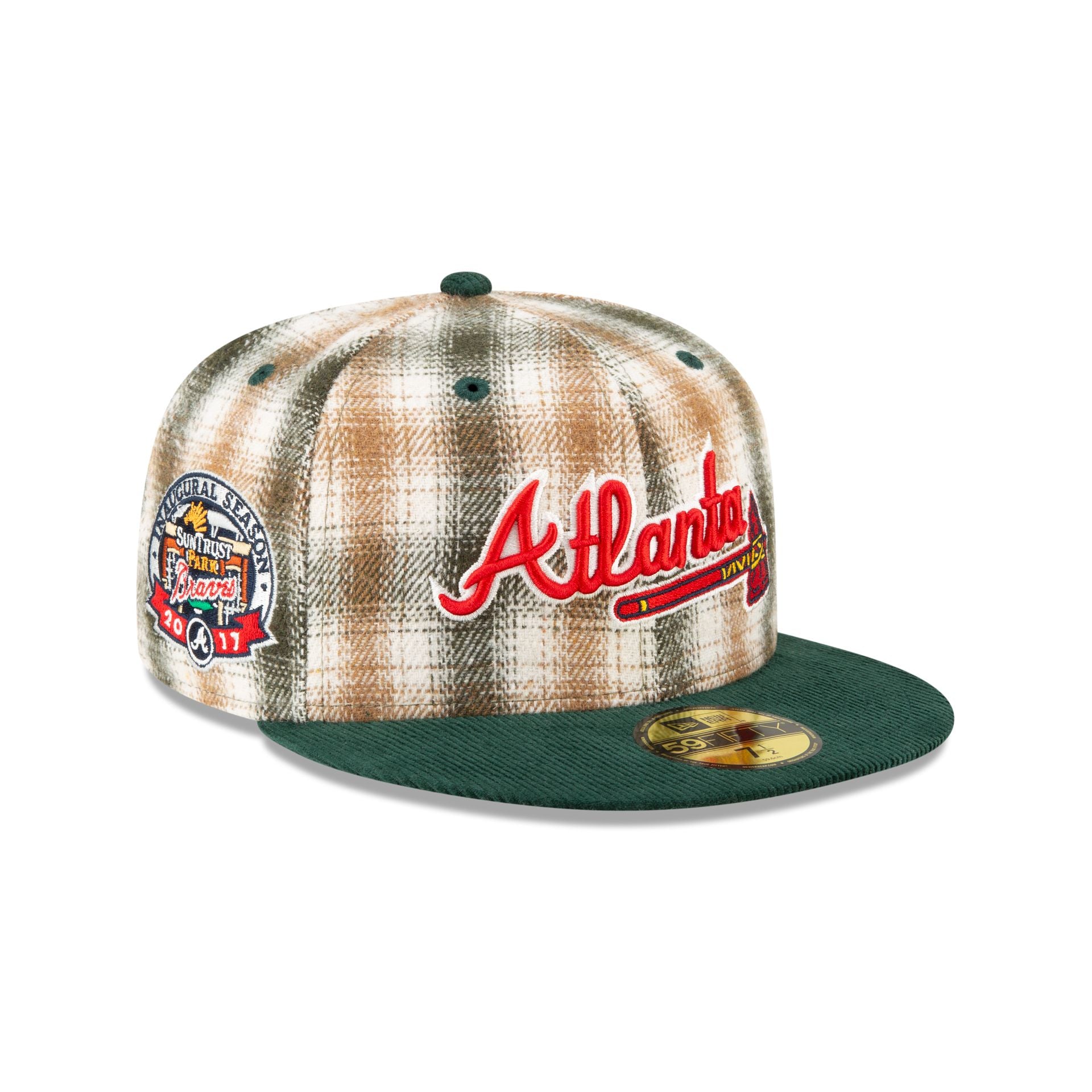 Just Caps Plaid Atlanta Braves 59FIFTY Fitted Hat – New Era Cap