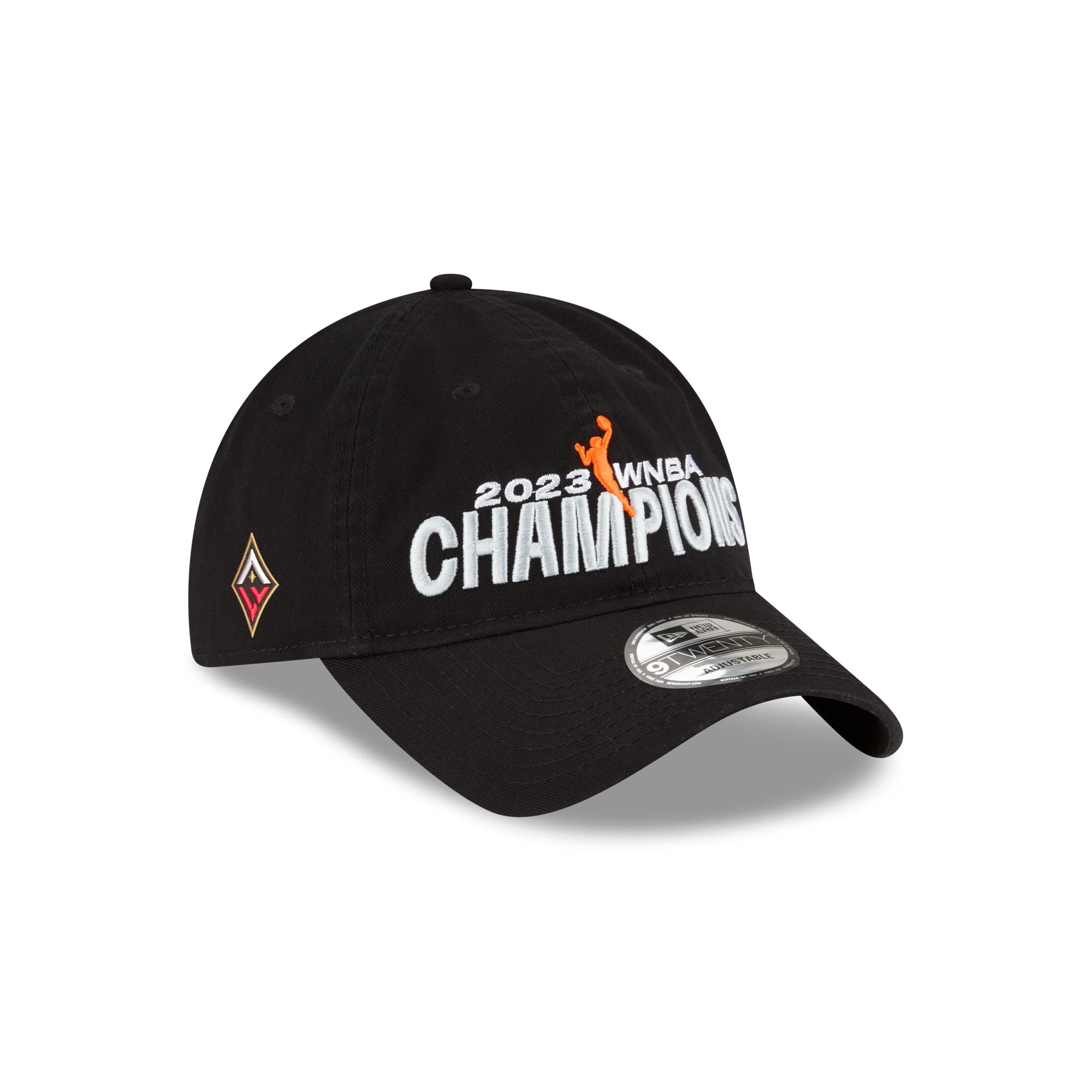 New Era Men's Black Las Vegas Aces 2023 WNBA Finals Champions Locker Room 9TWENTY Adjustable Hat - Black