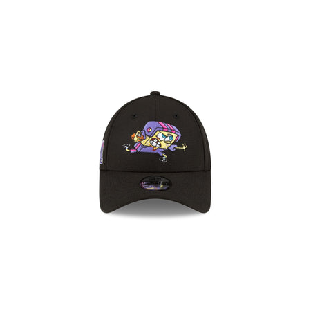 SpongeBob X NFL Super Bowl Kid's Black 9FORTY Adjustable Hat