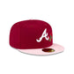 Just Caps Rose Flower Atlanta Braves 59FIFTY Fitted Hat