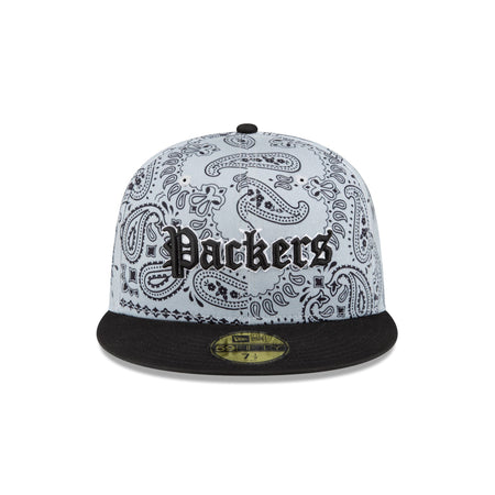 Green Bay Packers Paisley Patch 59FIFTY Fitted Hat