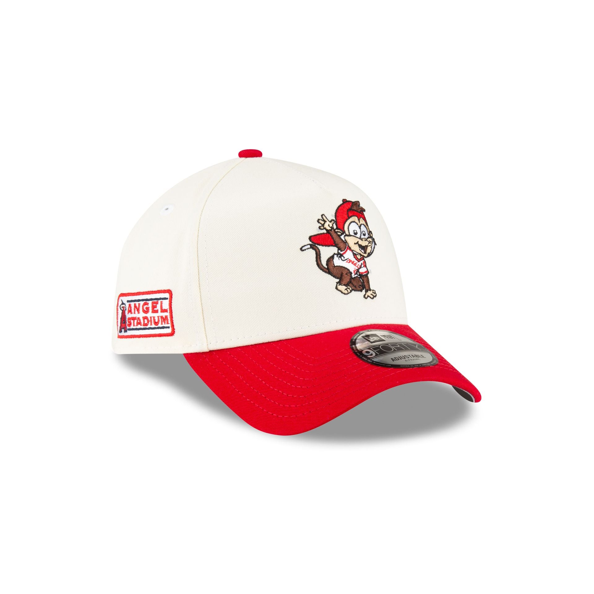 Los Angeles Angels Mini Mascot 9FORTY A-Frame Snapback Hat – New