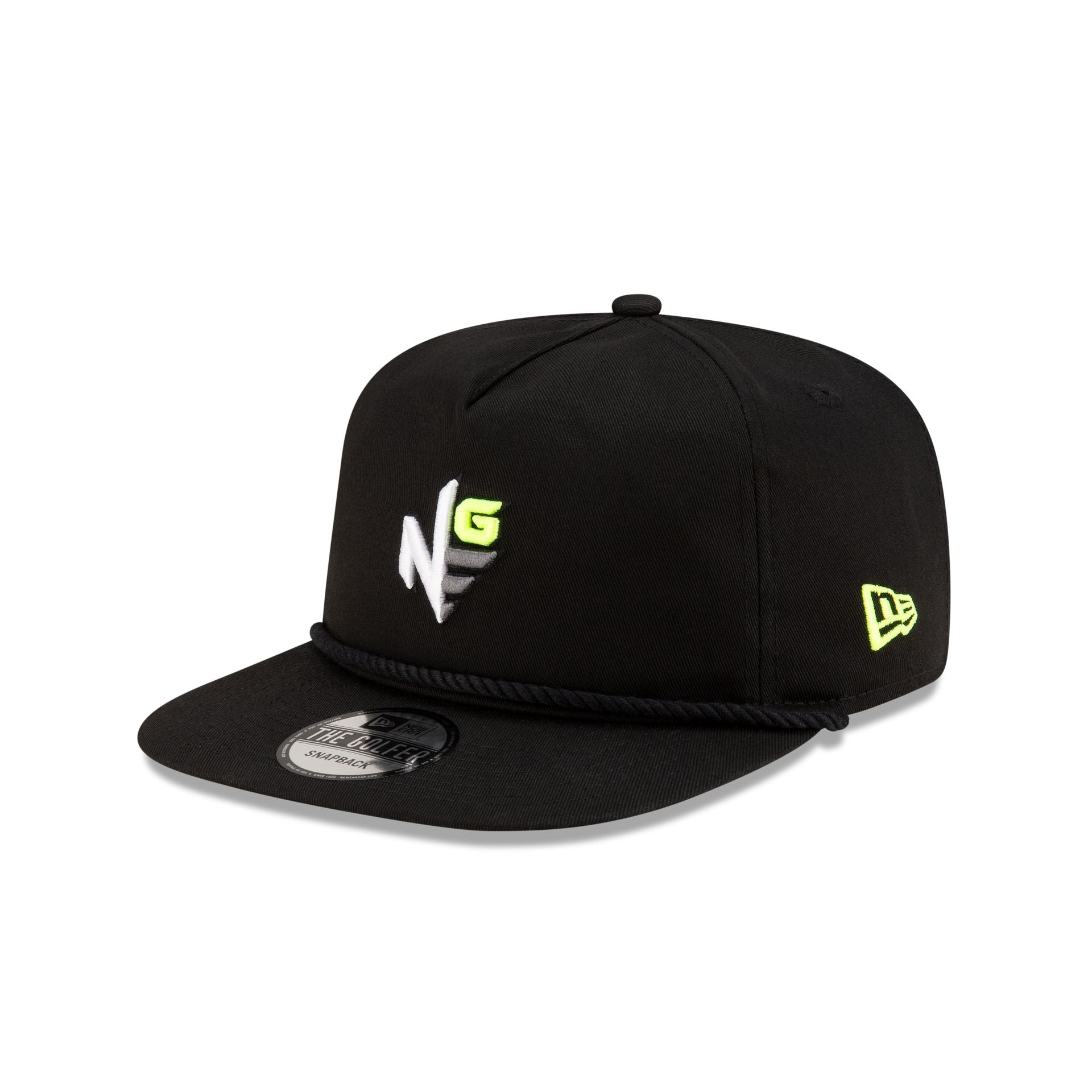 New Era Golf Black Logo Golfer Hat – New Era Cap