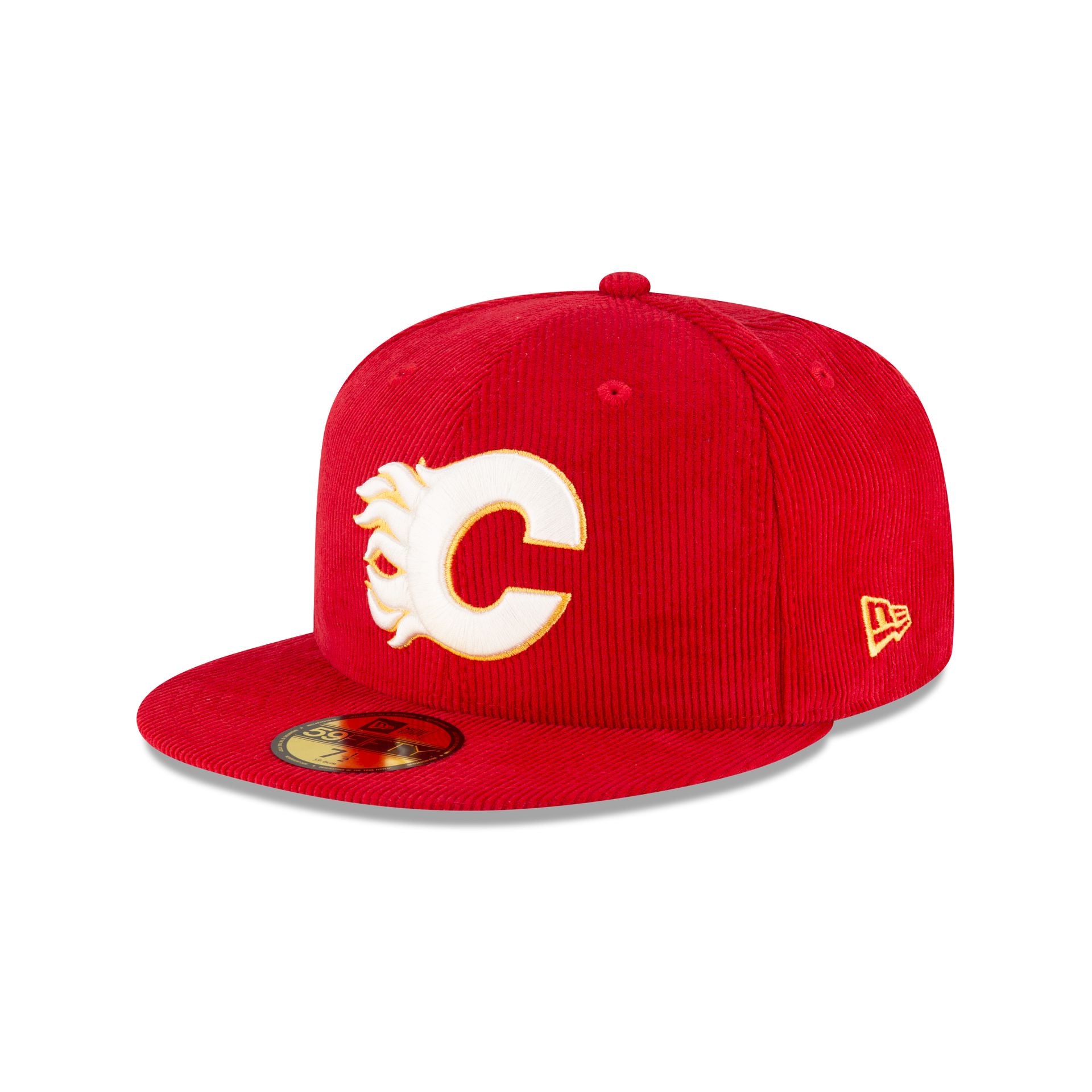 Just Caps Corduroy Calgary Flames 59FIFTY Fitted Hat – New Era Cap