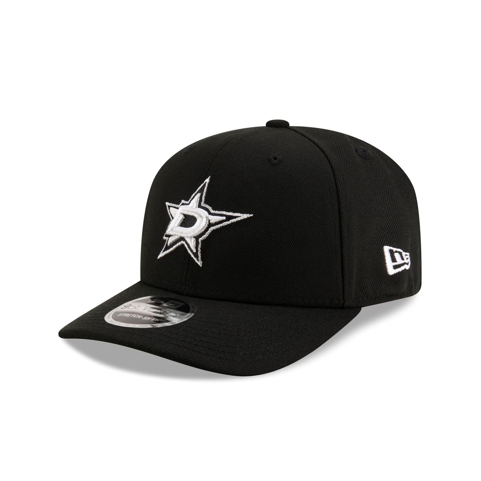 Dallas Stars Black 9SEVENTY Stretch-Snap Hat – New Era Cap