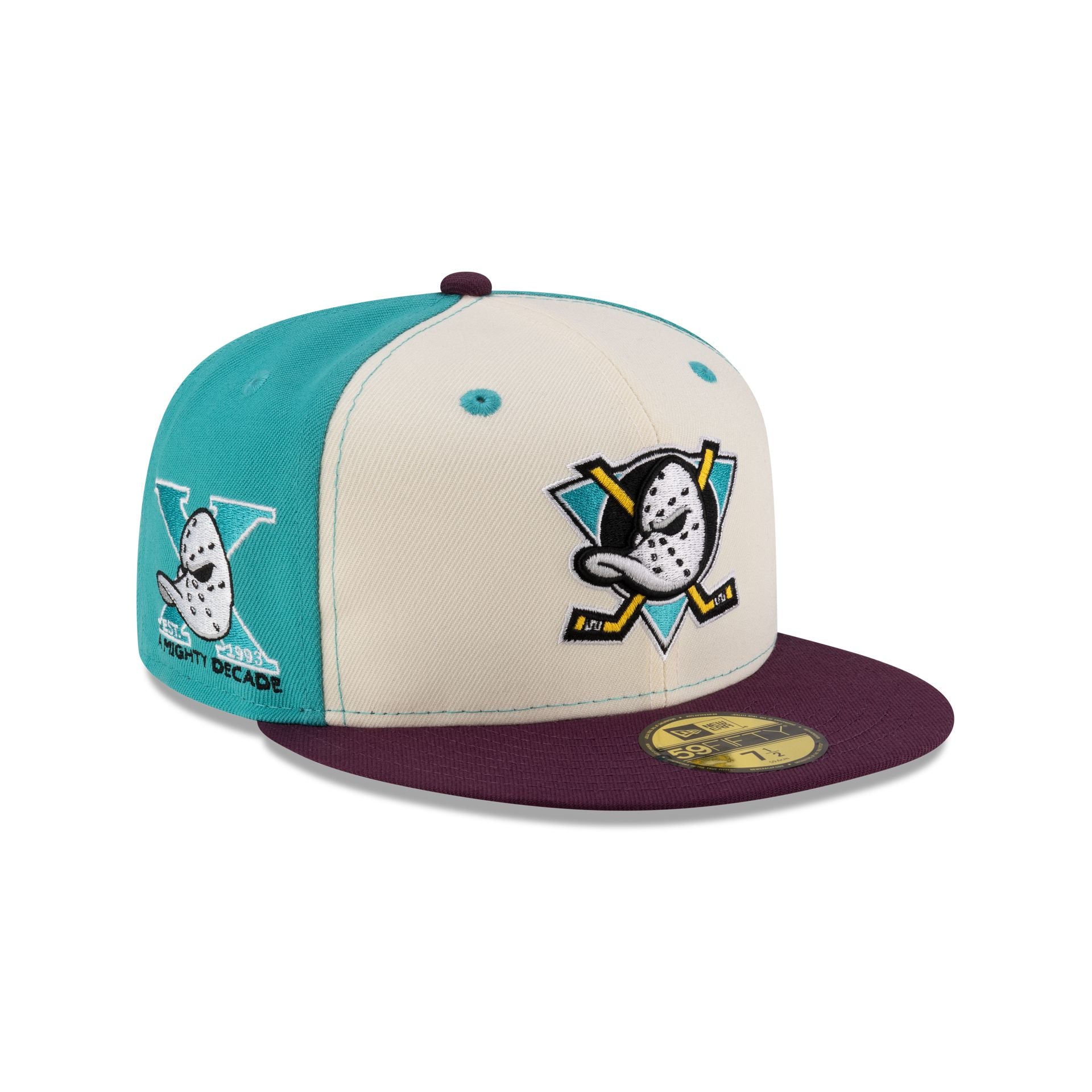 Mighty Ducks Nhl New Era Fitted Hats Anaheim Ducks A Mighty Decade