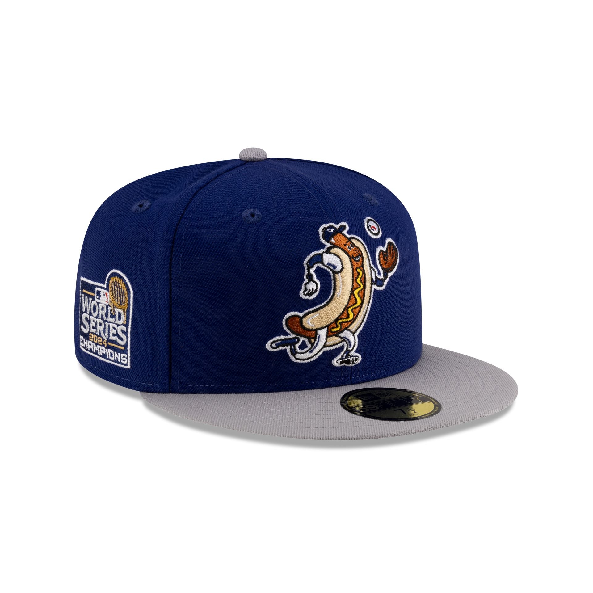 World Series New Era Hats Blue Los Angeles Dodgers Mascot Blue