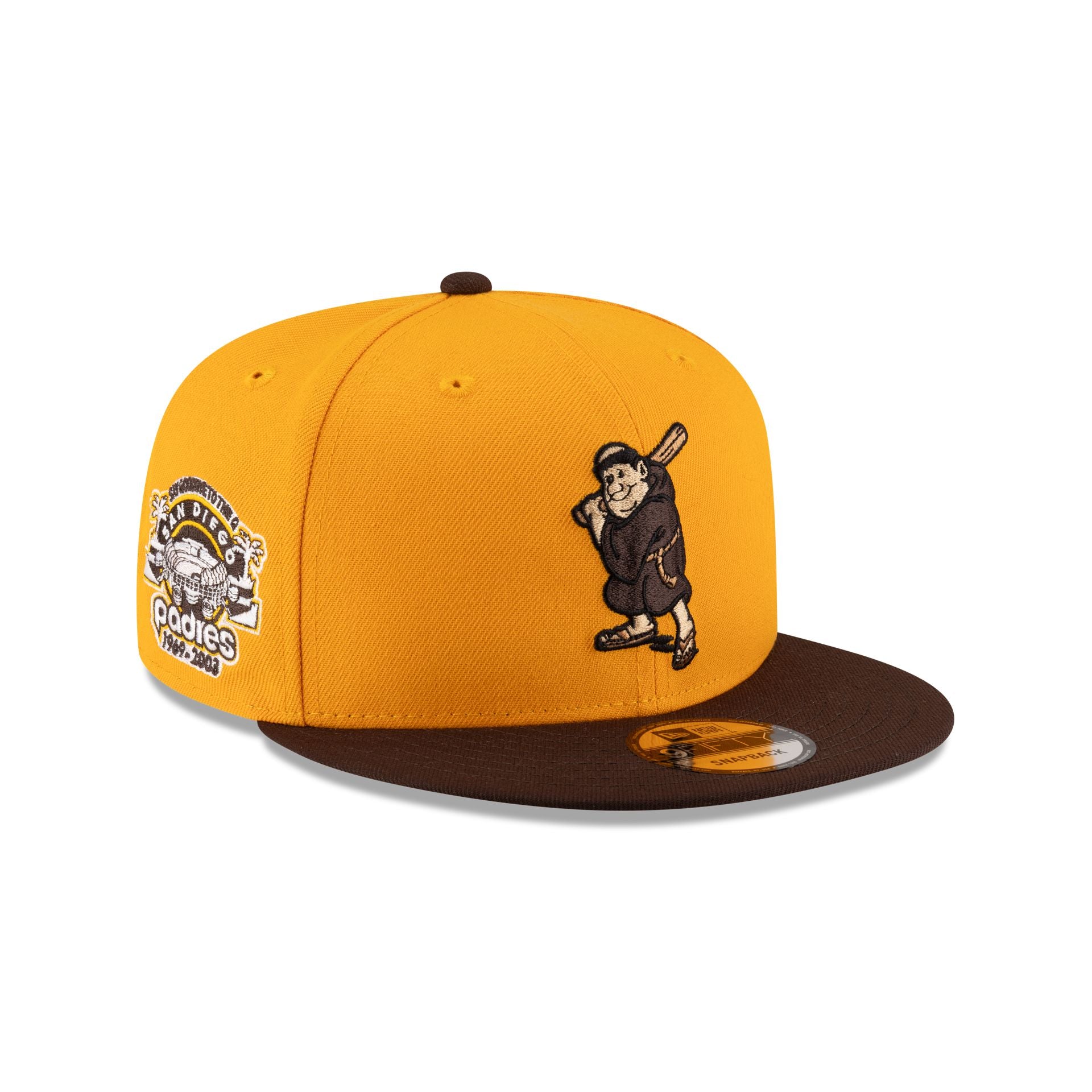 San Diego Padres Mascot Yellow 9FIFTY Snapback Hat – New Era Cap