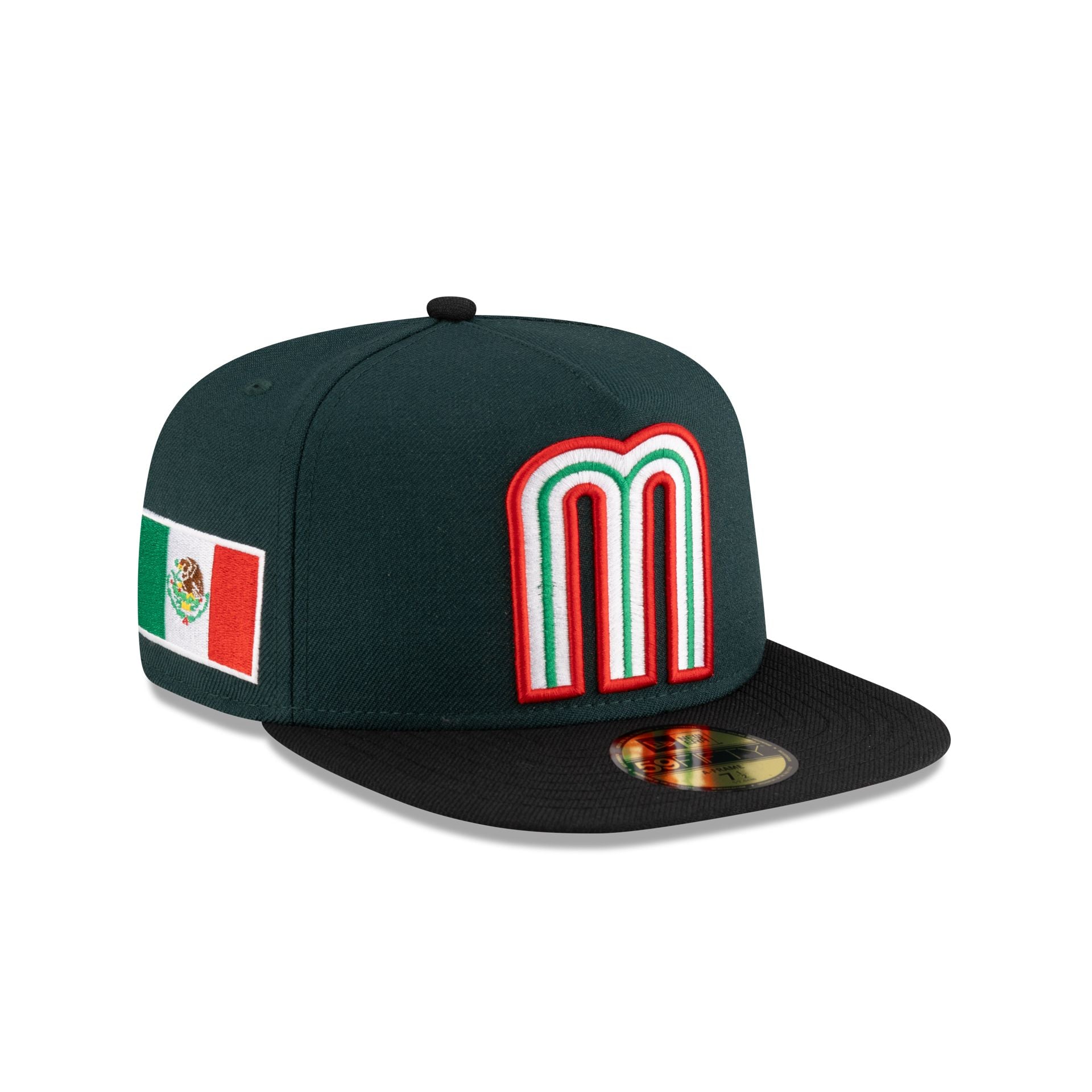Just Caps Cinco de Mayo Mexico Baseball 59FIFTY A-Frame Fitted Hat