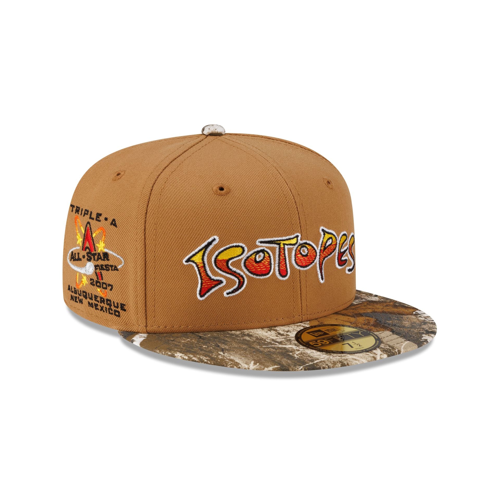 Just Caps Realtree Albuquerque Isotopes 59FIFTY Fitted Hat – New