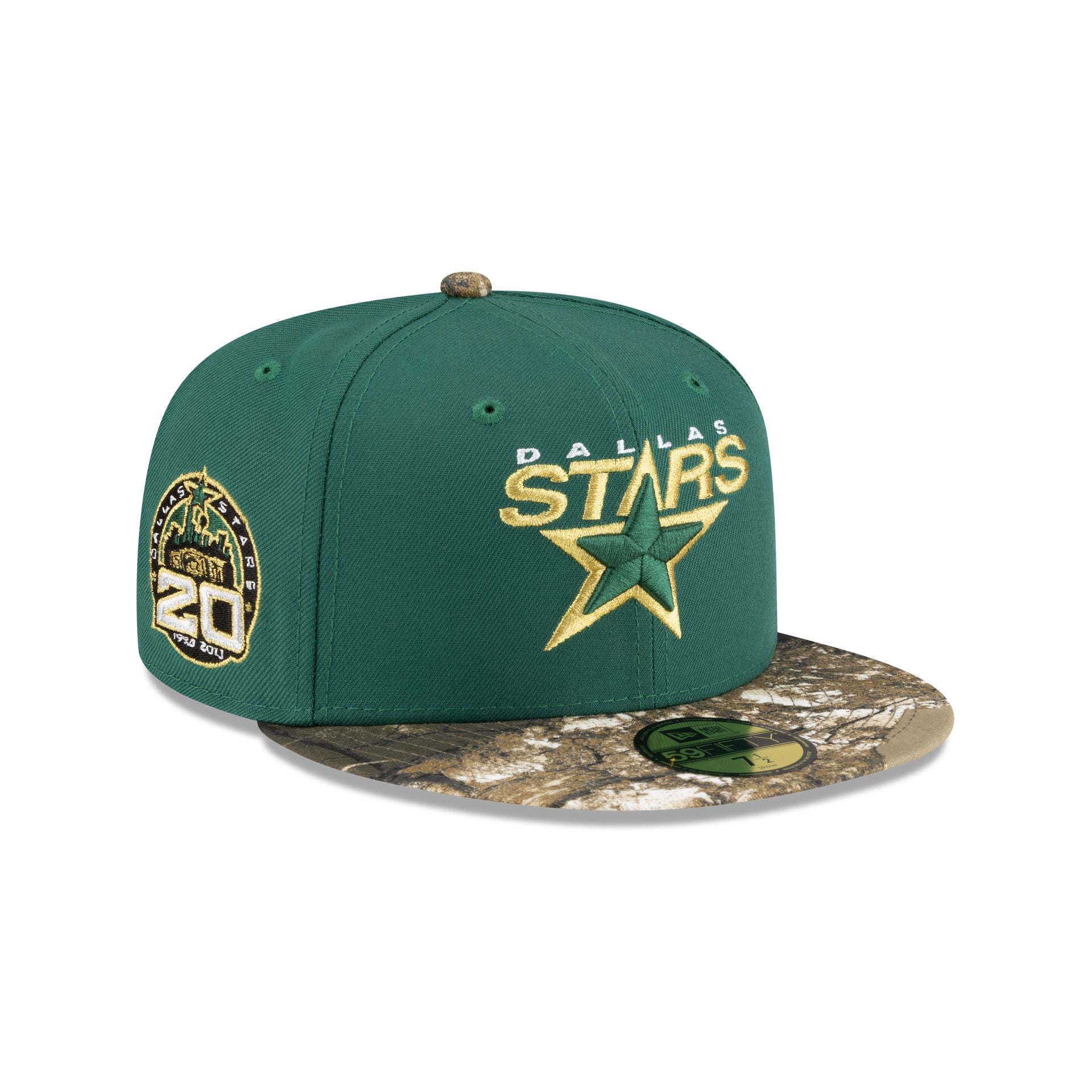 Green Stars Hat and Bag Set Dallas Stars Hat Cap Fitted Adult One Size Green NHL Stretch  main image 3