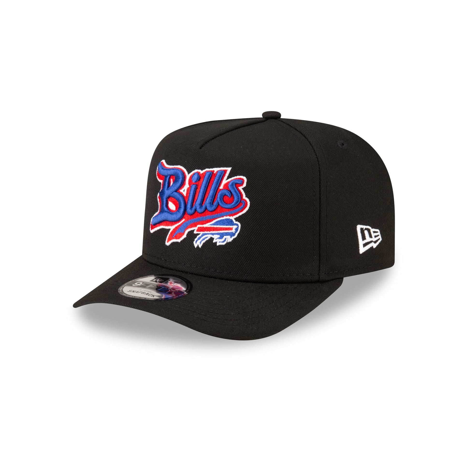 Born x Raised x Buffalo Bills Script Black 9FIFTY A-Frame Snapback